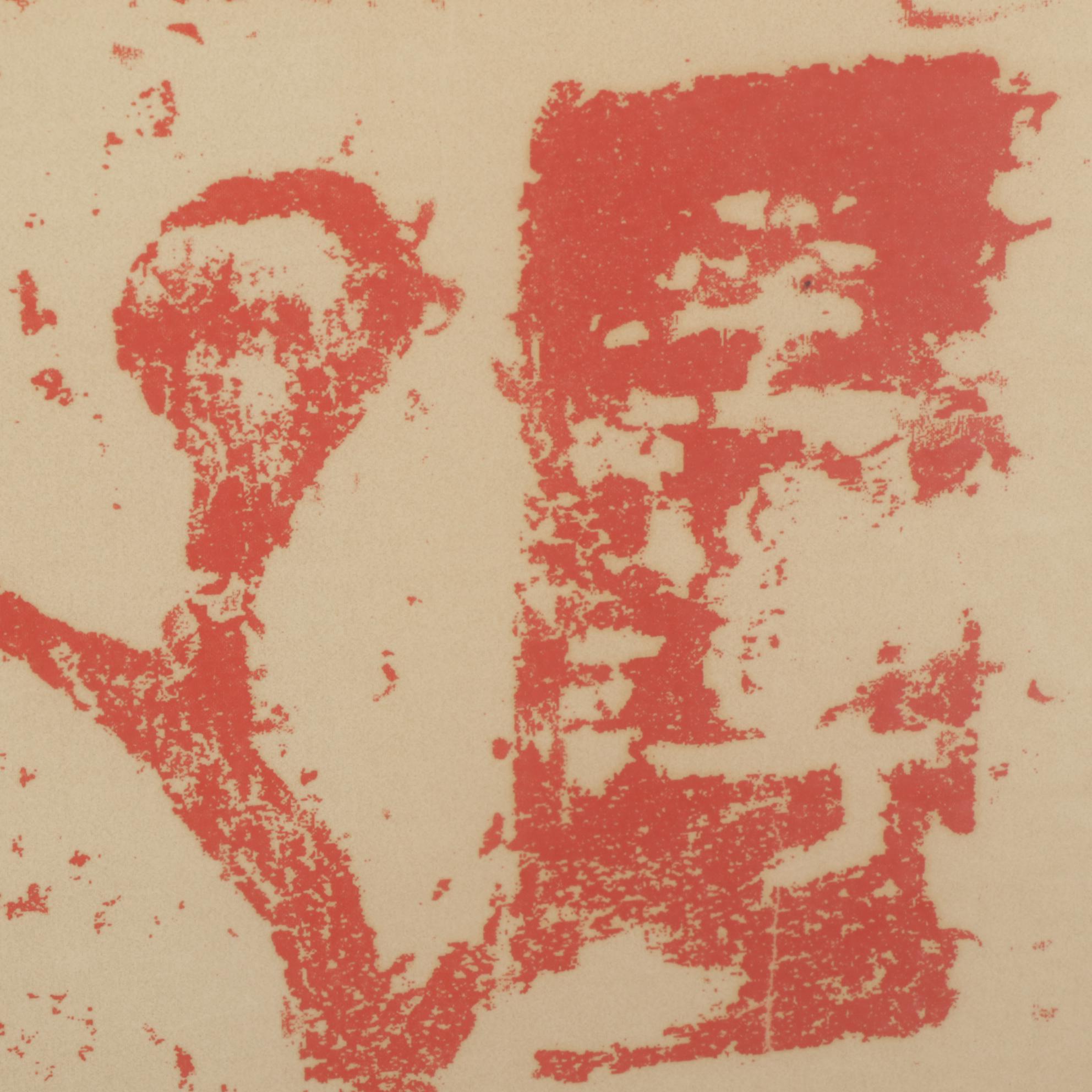 Chinese Serigraph of Chariot and Horsemen, Late 20th Century