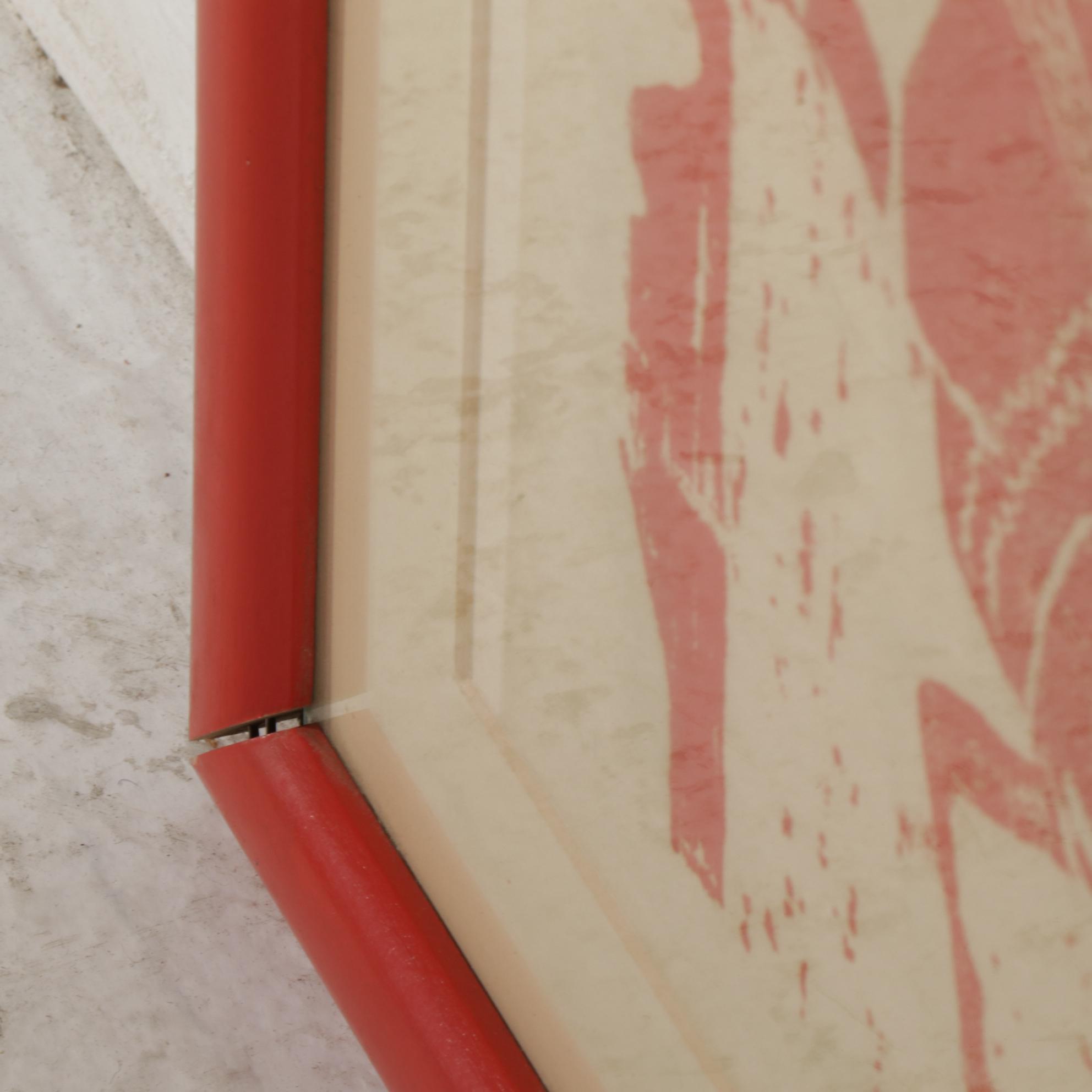 Chinese Serigraph of Chariot and Horsemen, Late 20th Century