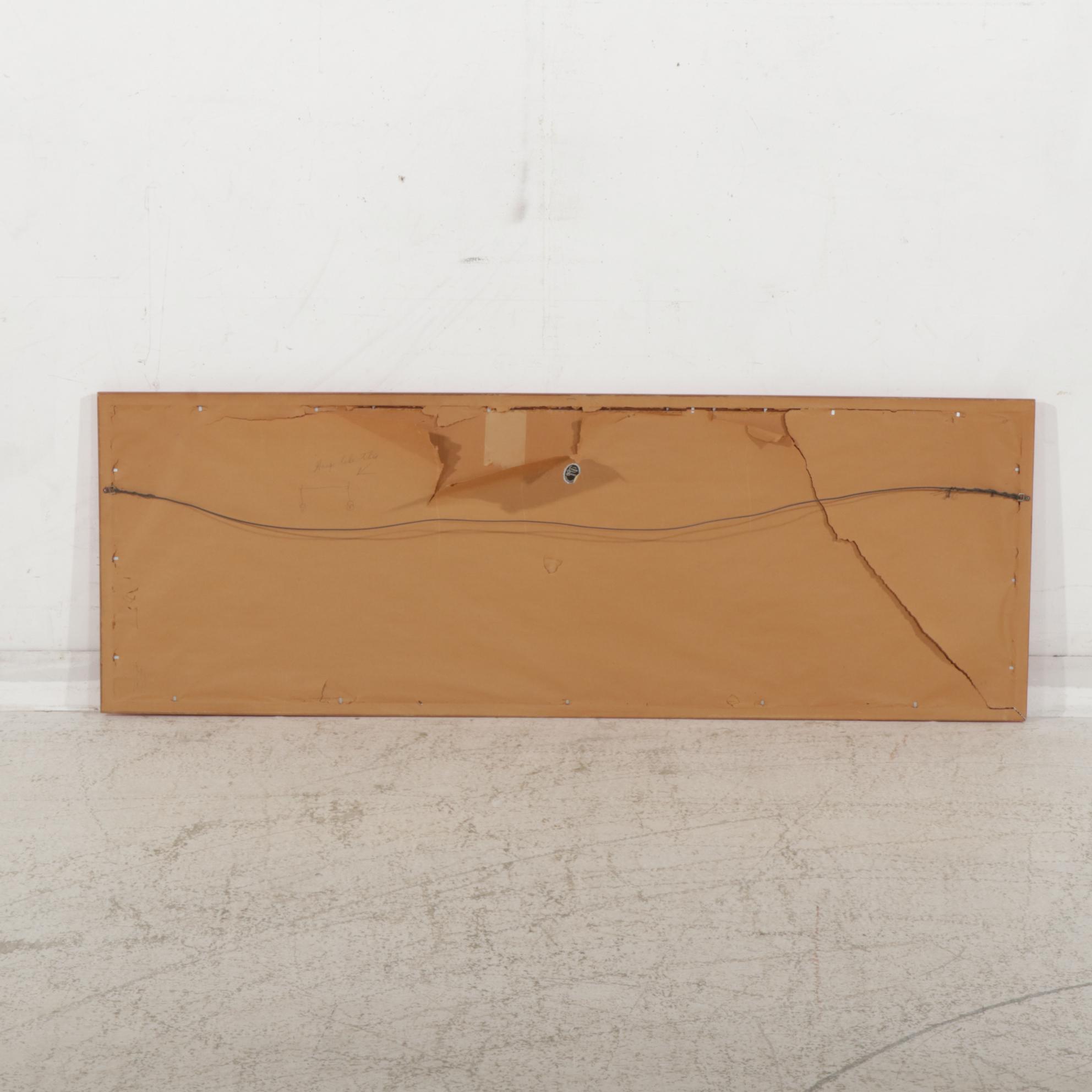 Chinese Serigraph of Chariot and Horsemen, Late 20th Century