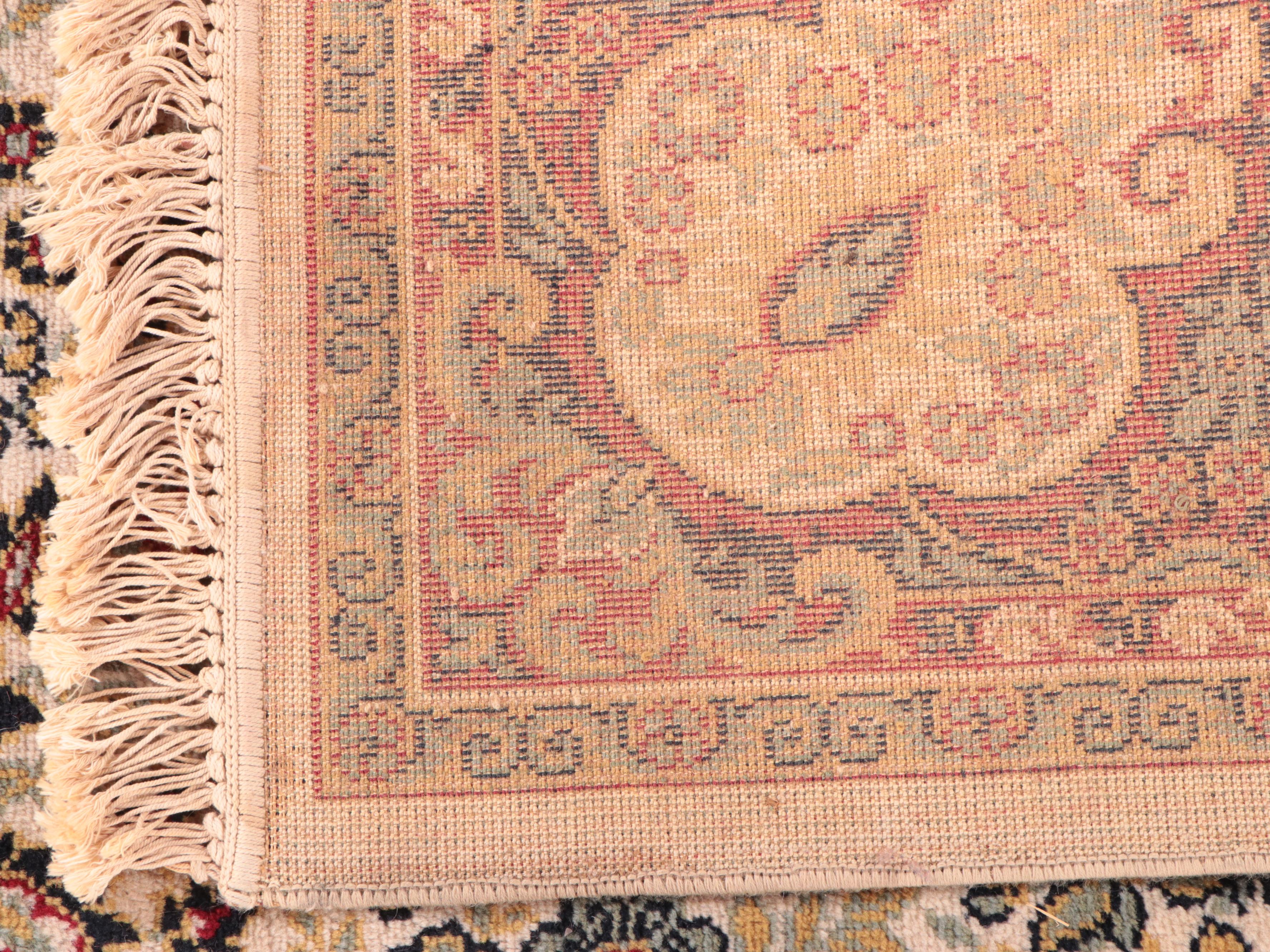 8'3 x 11'11 Machine-Made Indo-Persian Kerman Style Area Rug