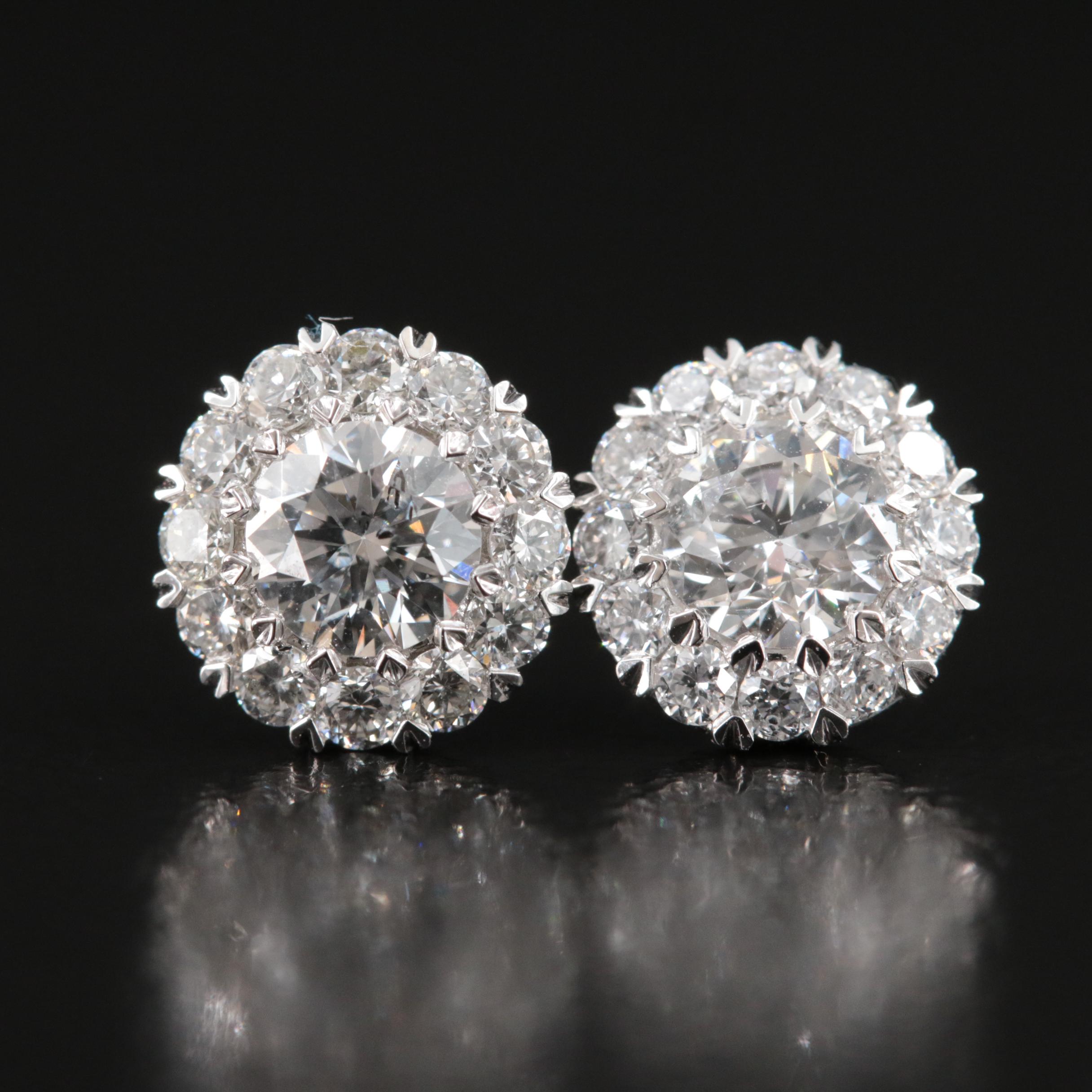 14K 1.01 CTW Lab Grown Stud Earrings