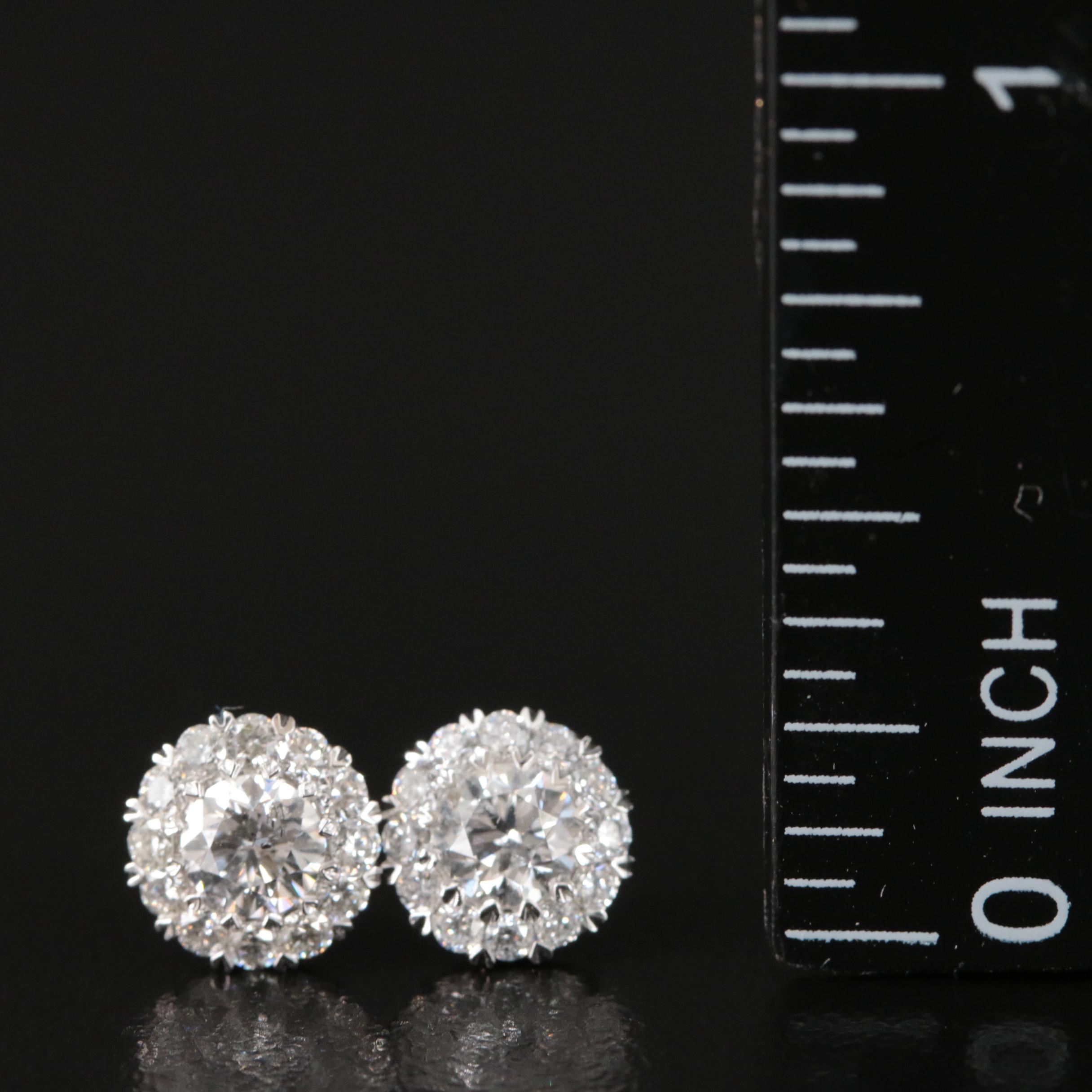 14K 1.01 CTW Lab Grown Stud Earrings