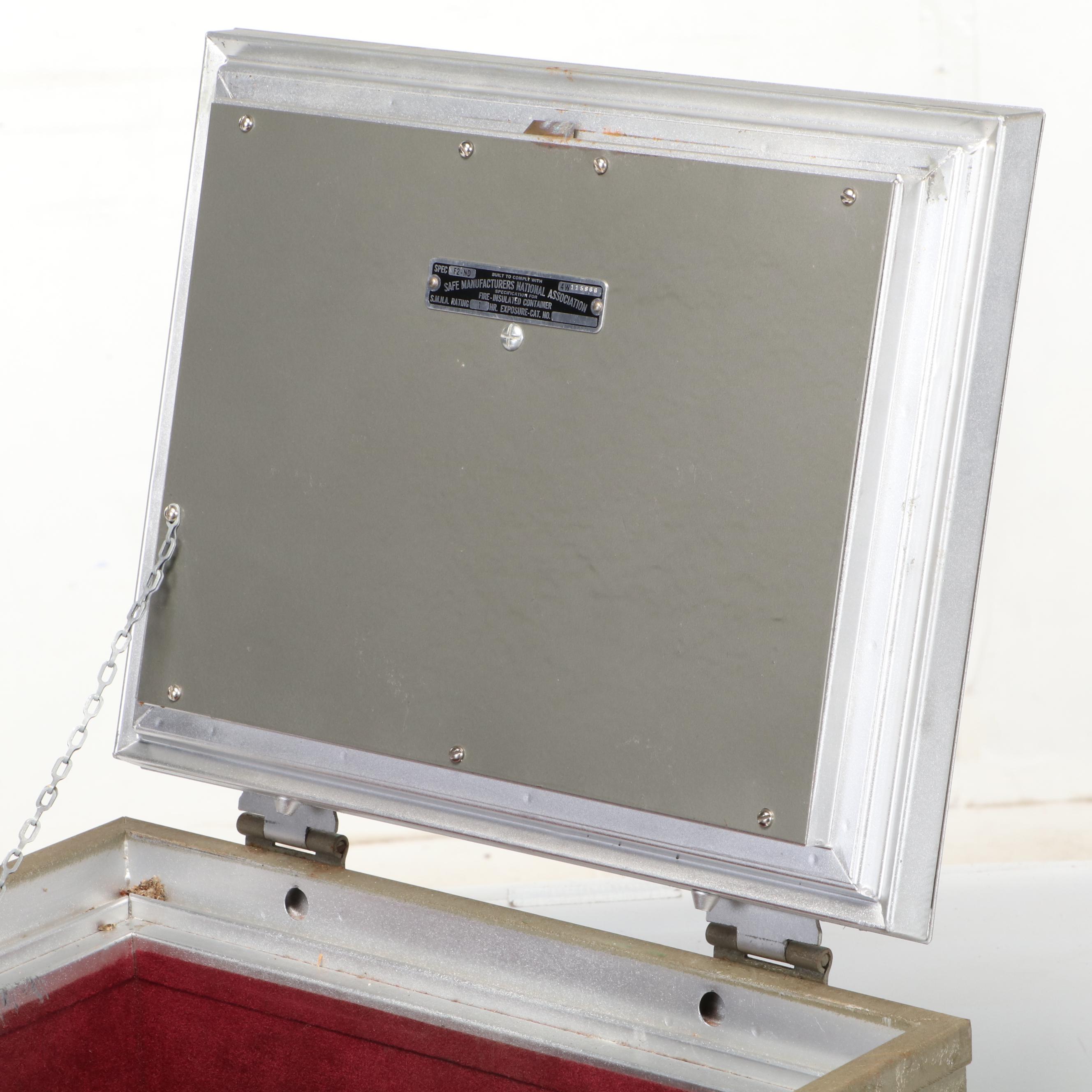 Meilink Mfg. Fabric Lined Fire Insulated Safe