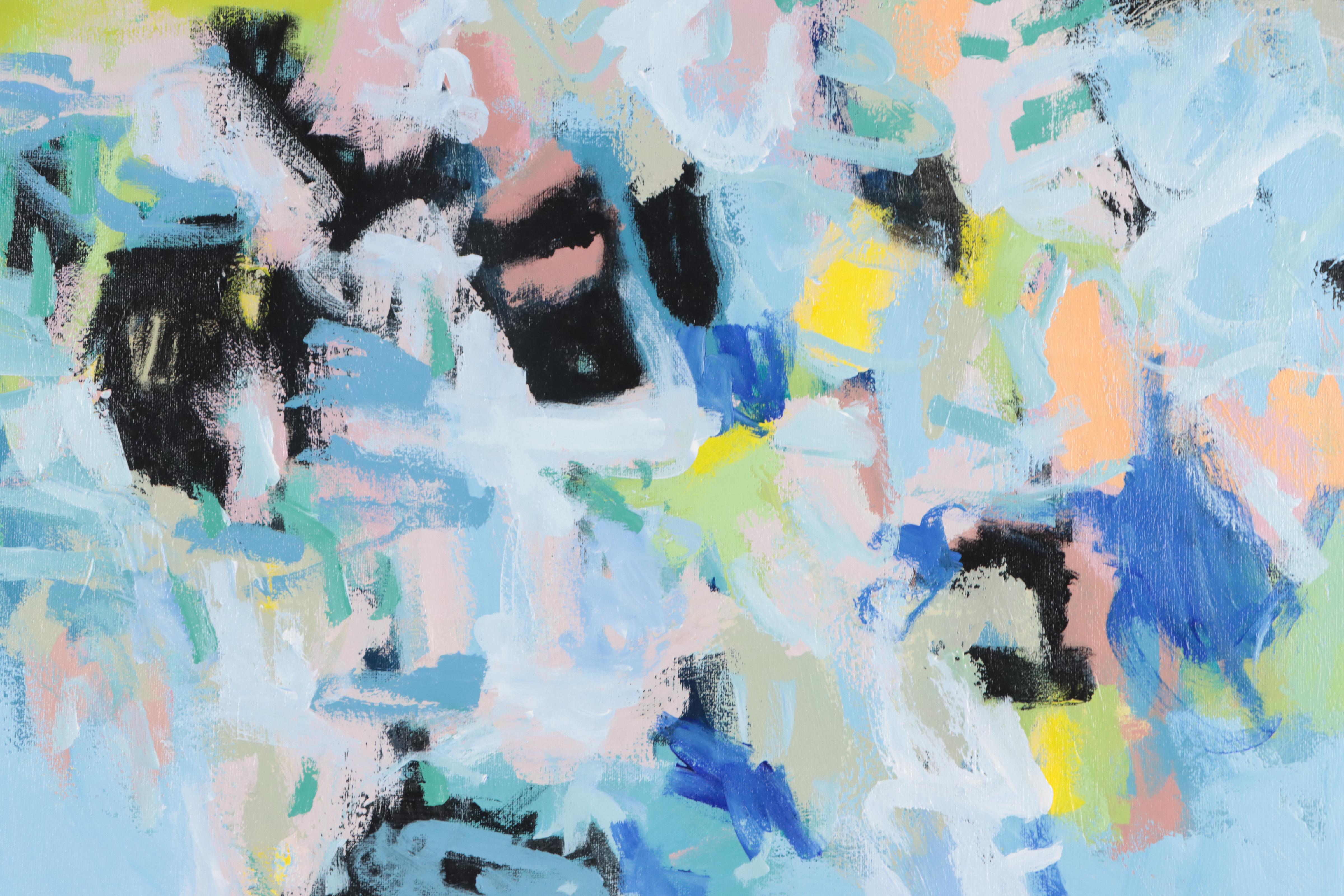 Lee Hafer Abstract Acrylic Painting, 21st Century