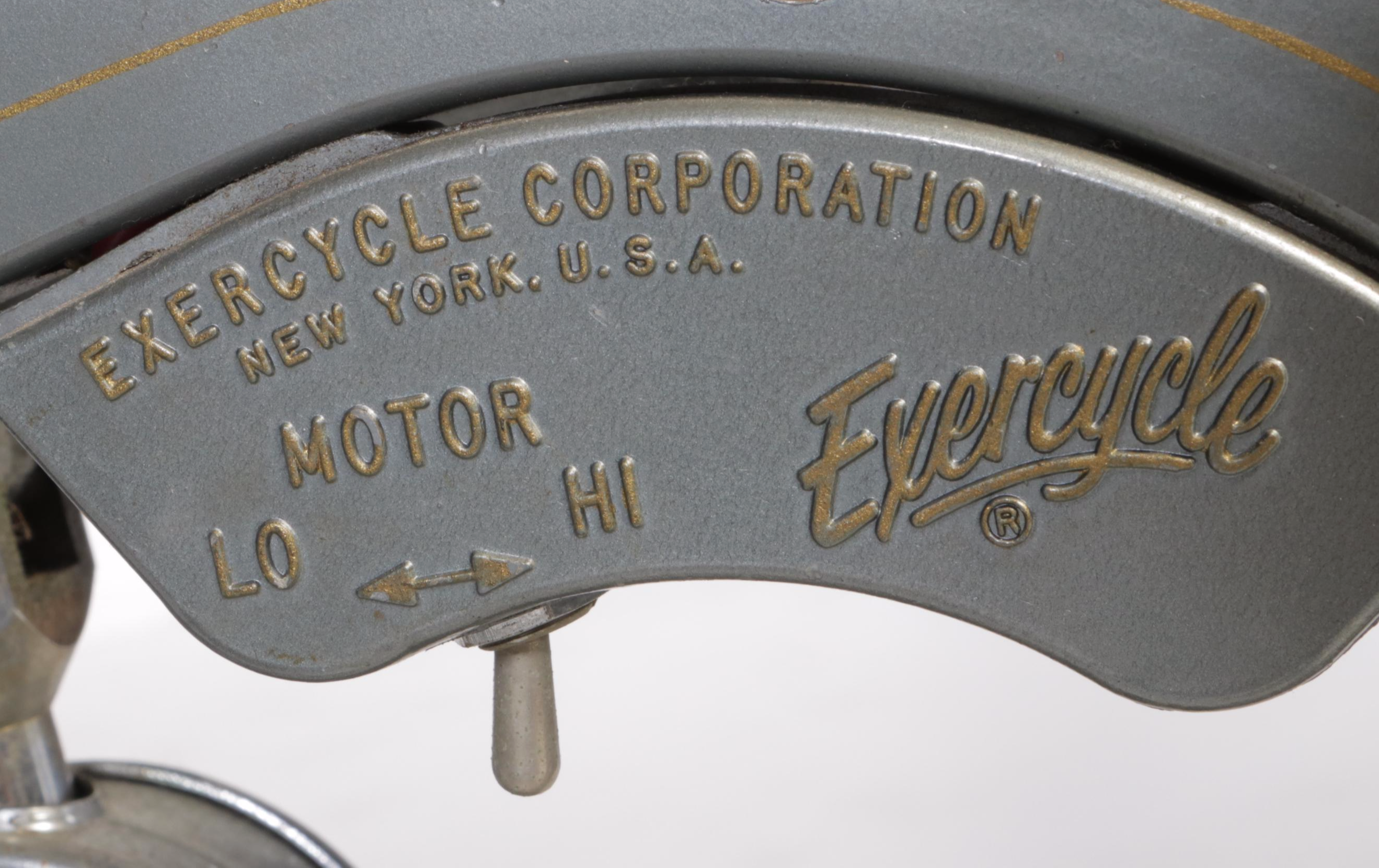 PEP "Exercycle" Electric Stationary Fitness Bike, Mid to Late 20th Century