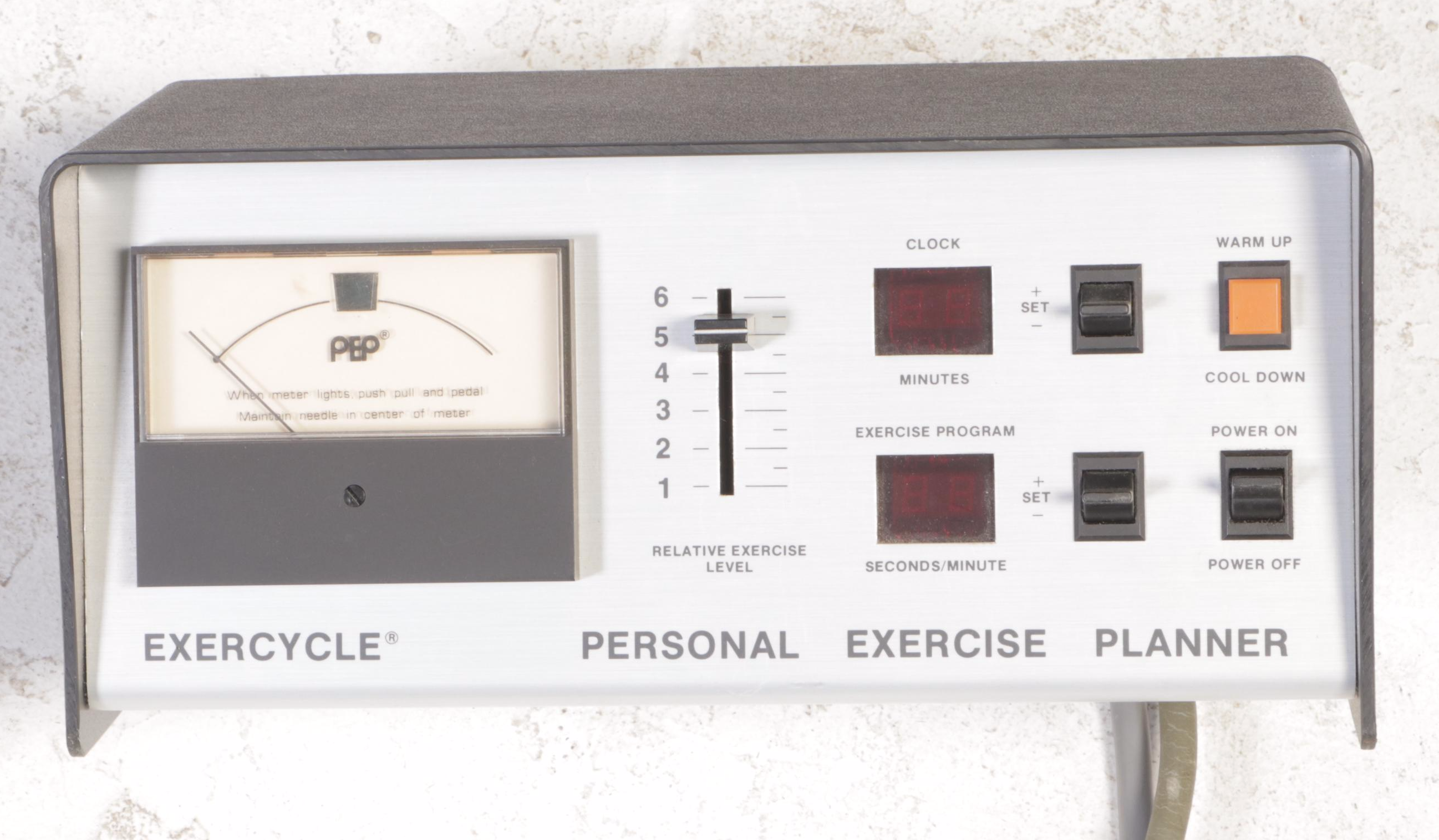 PEP "Exercycle" Electric Stationary Fitness Bike, Mid to Late 20th Century