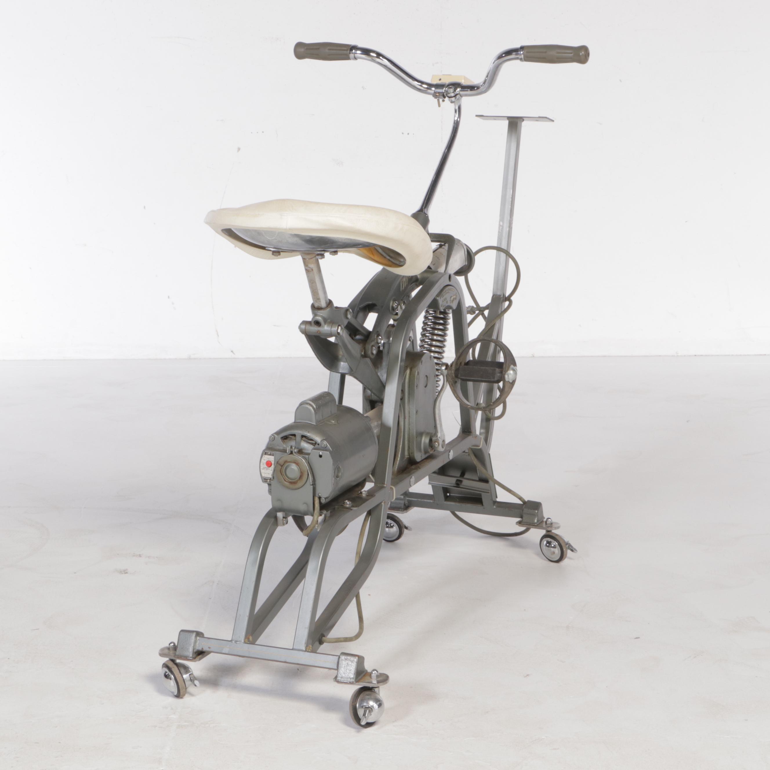 PEP "Exercycle" Electric Stationary Fitness Bike, Mid to Late 20th Century