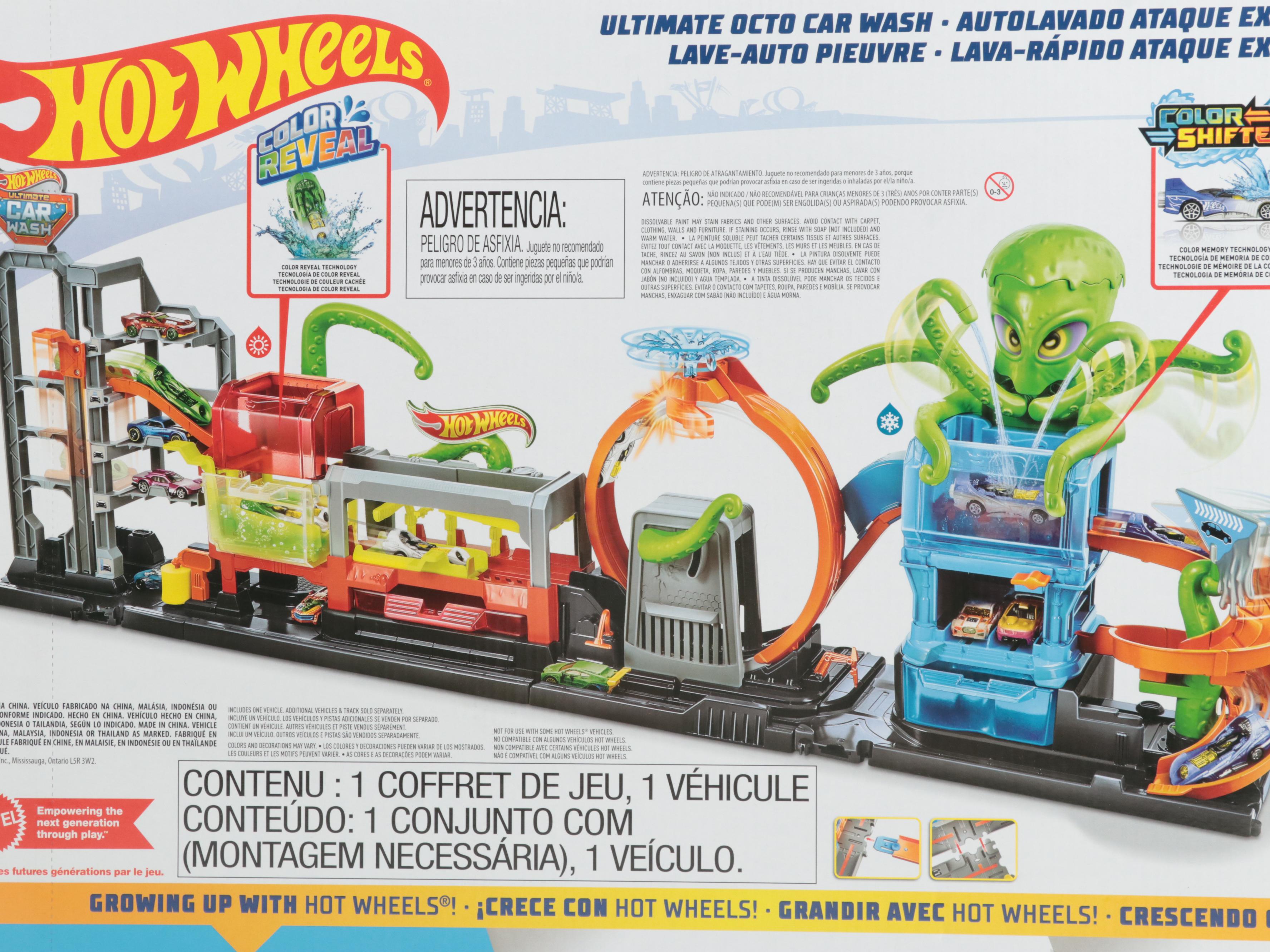 Mattel Hot Wheels City Ultimate Octo Car Wash Playset