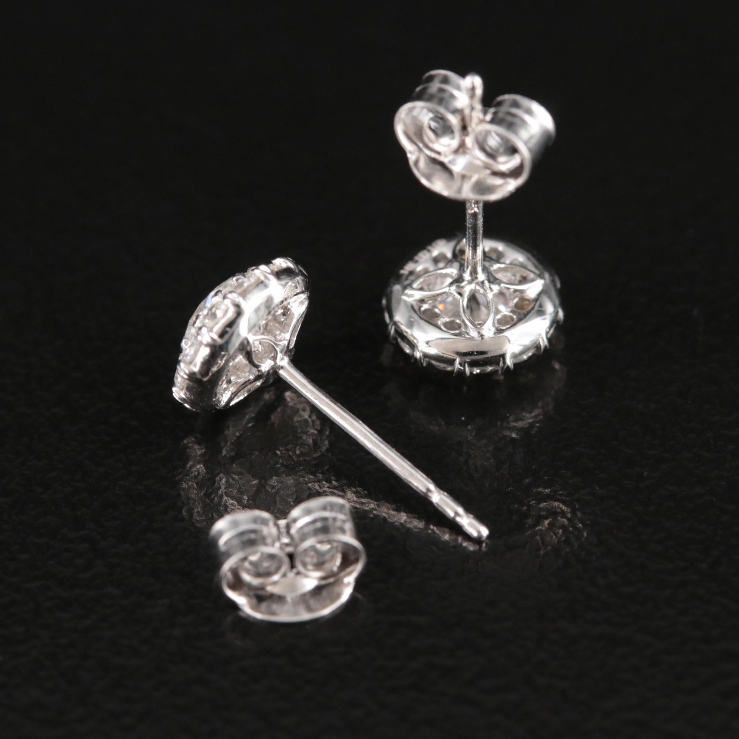 14K 1.01 Lab Grown Diamonds Stud Earrings