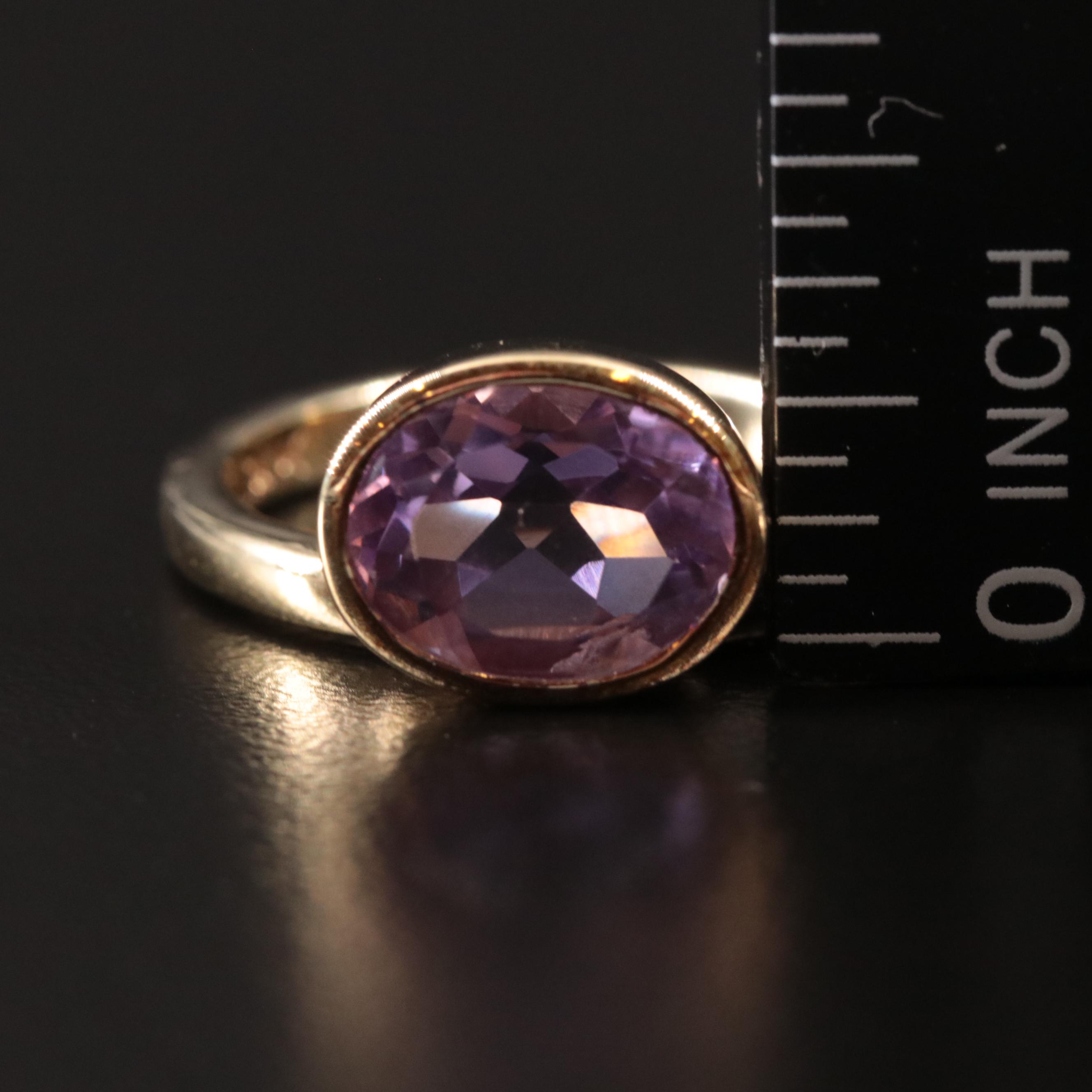 Sterling Amethyst Ring