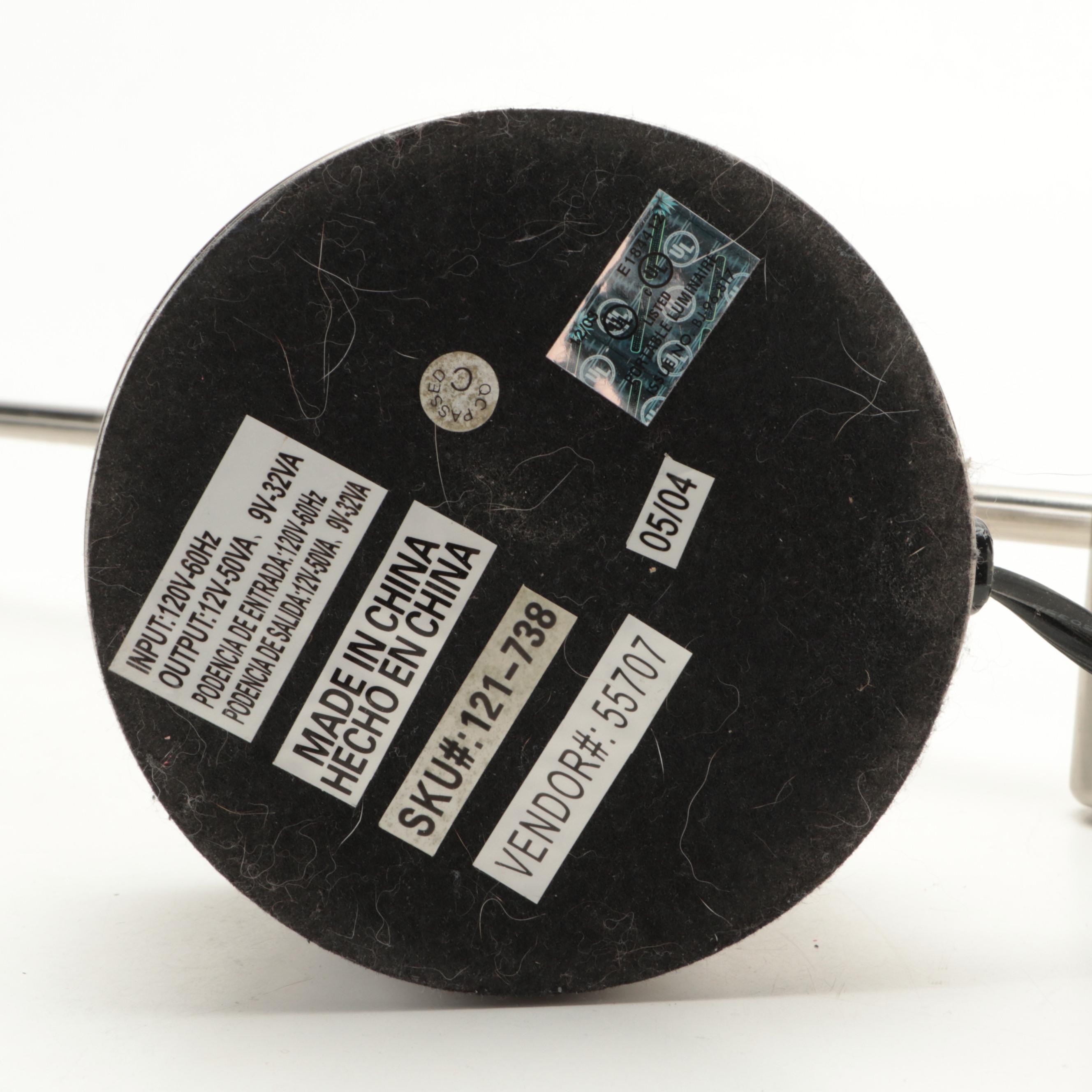 Brushed Metal Led Cantilever Task Lamp