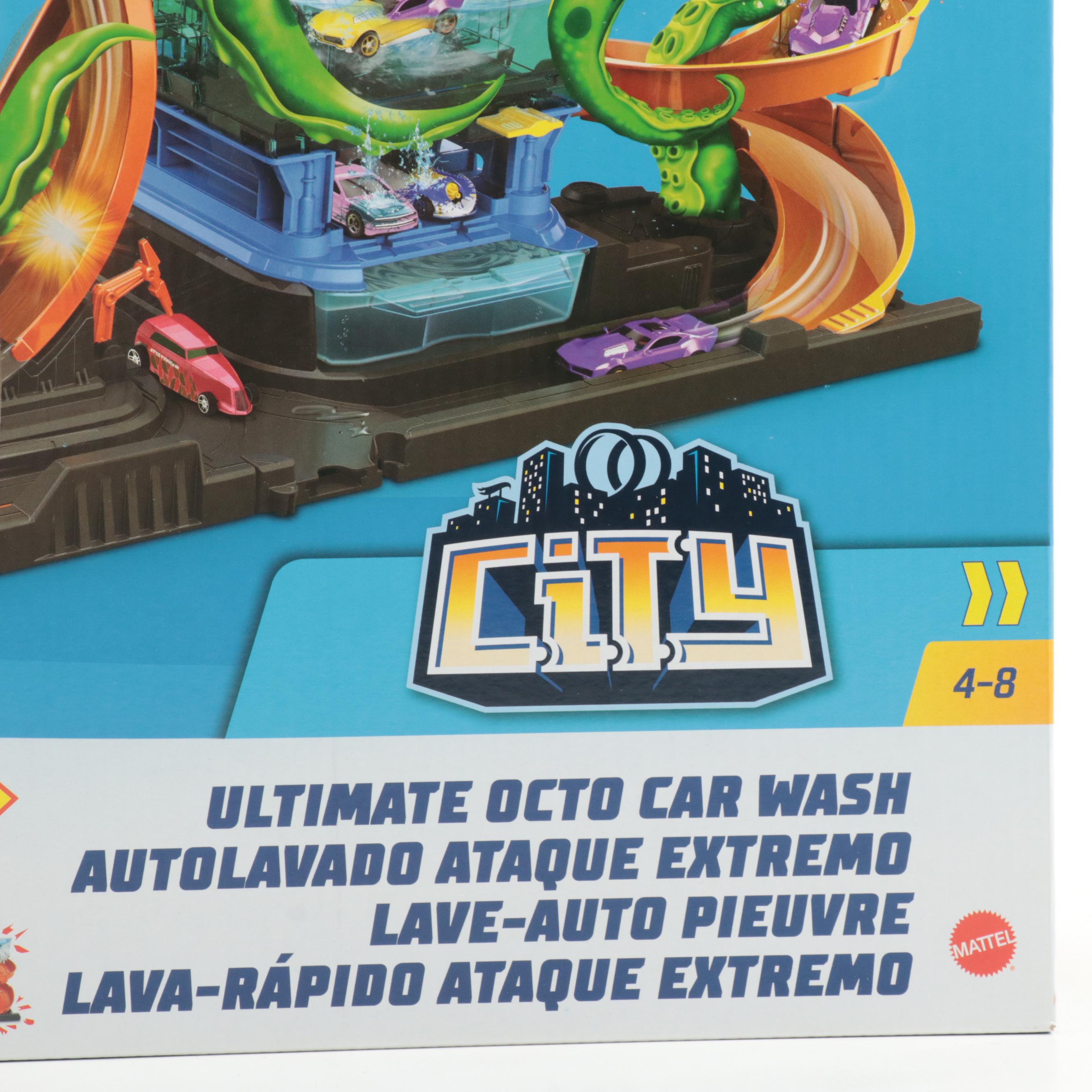 Mattel Hot Wheels City Ultimate Octo Car Wash Playset EBTH