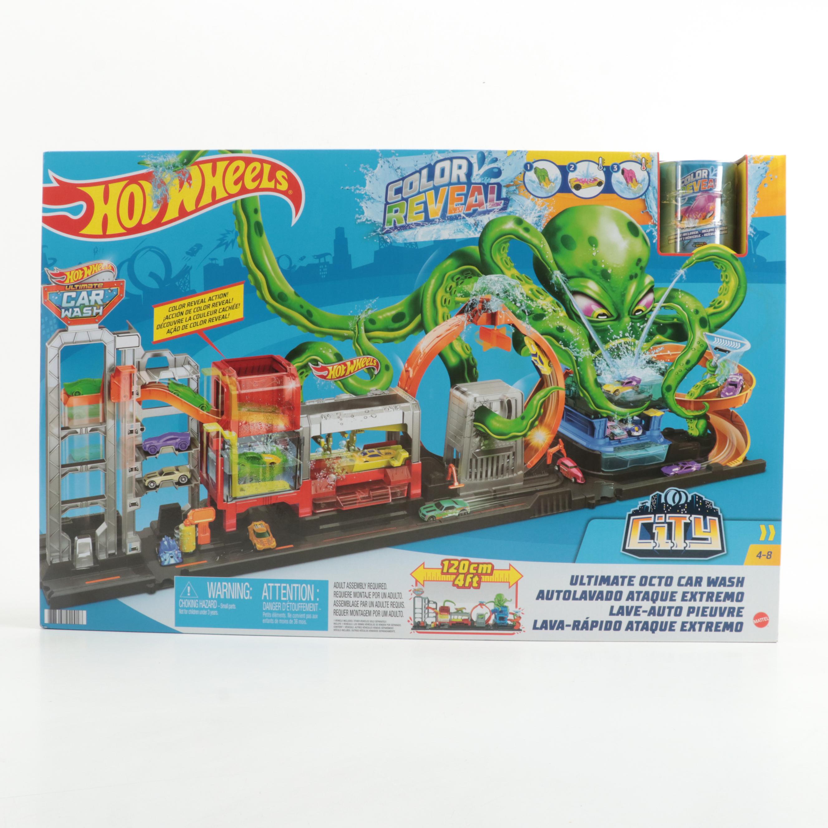 Mattel Hot Wheels City Ultimate Octo Car Wash Playset