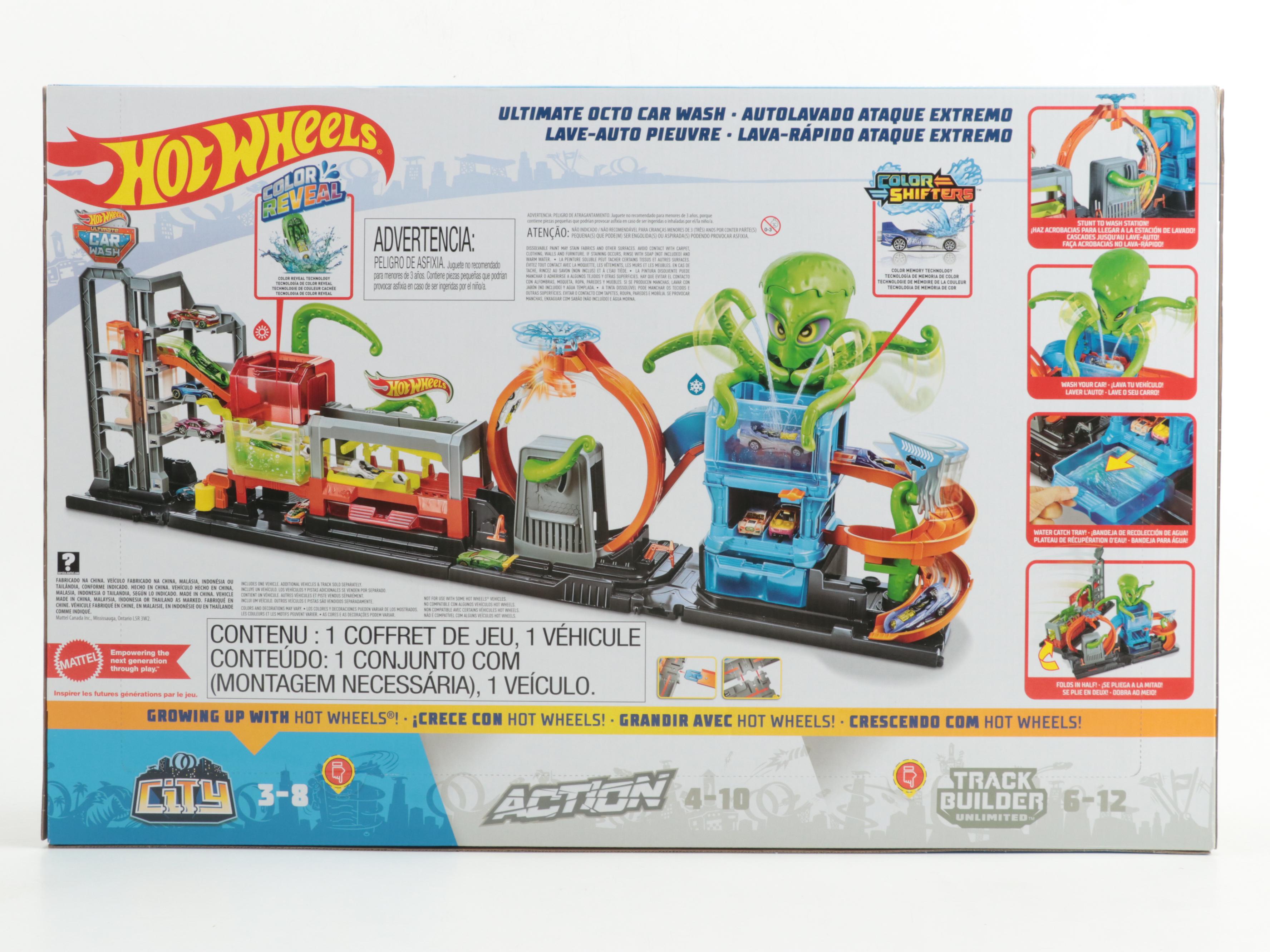 Mattel Hot Wheels City Ultimate Octo Car Wash Playset