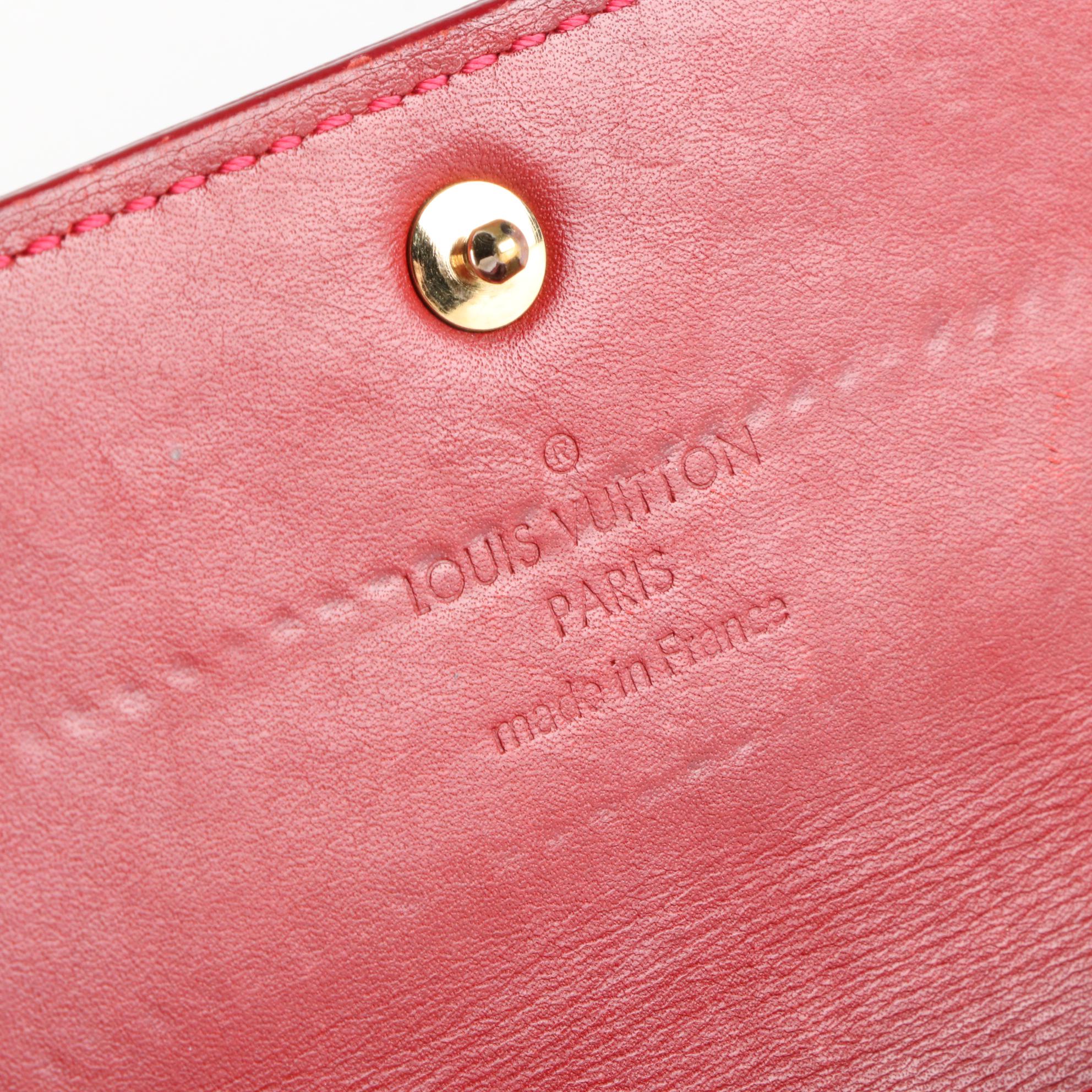 Louis Vuitton Sarah Wallet in Monogram Vernis