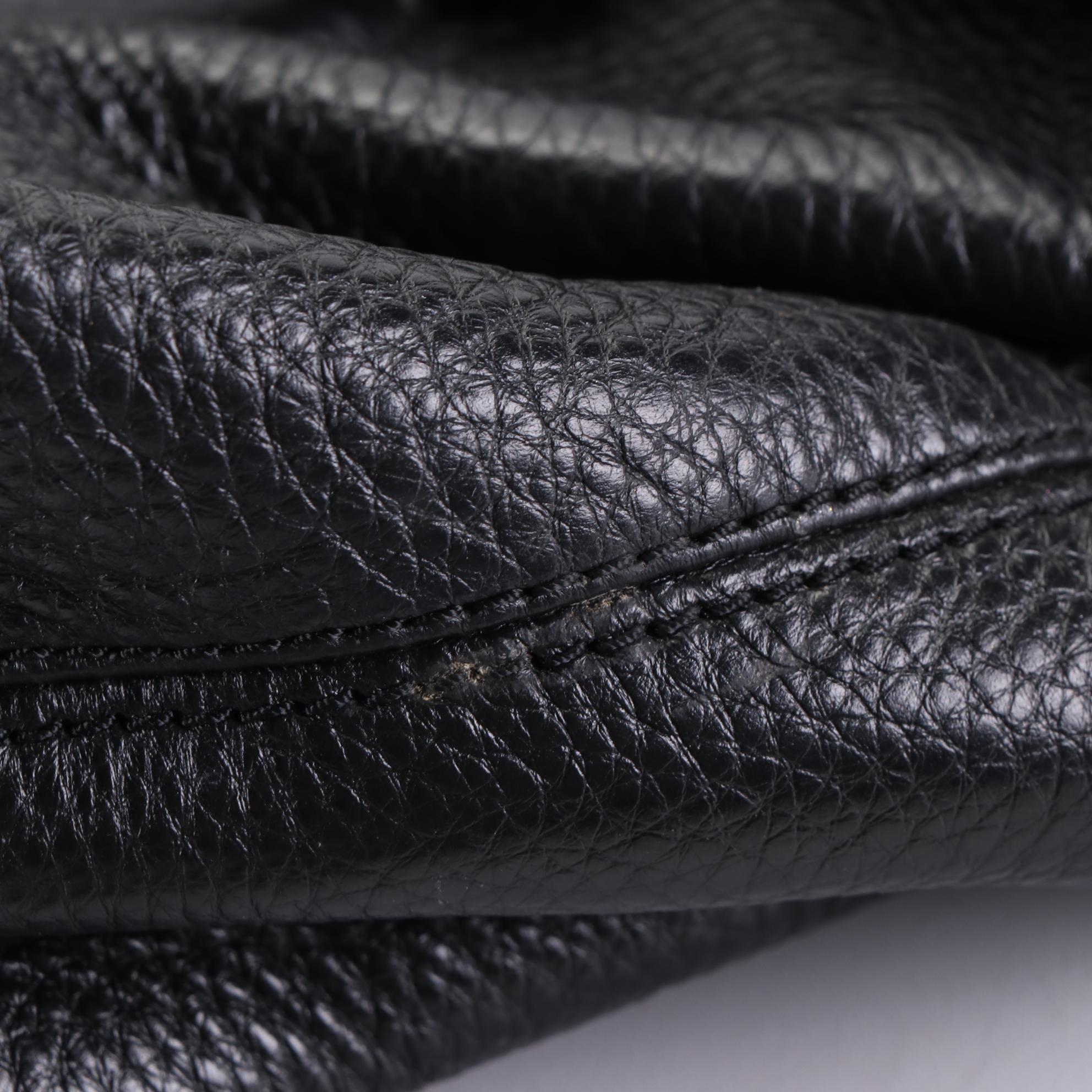 Marc by Marc Jacobs Convertible Tote Bag in Black Leather with Detachable Strap