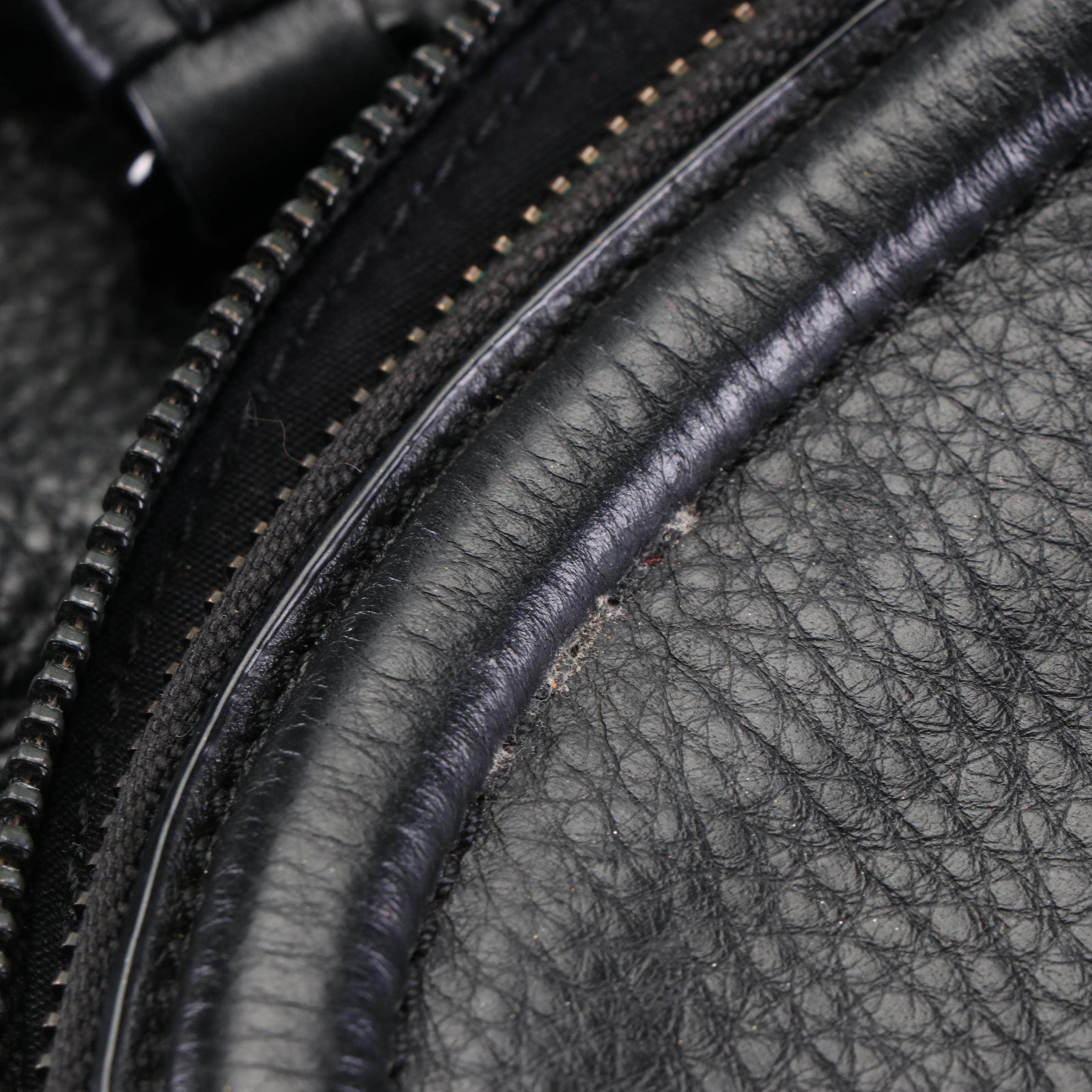 Marc by Marc Jacobs Convertible Tote Bag in Black Leather with Detachable Strap