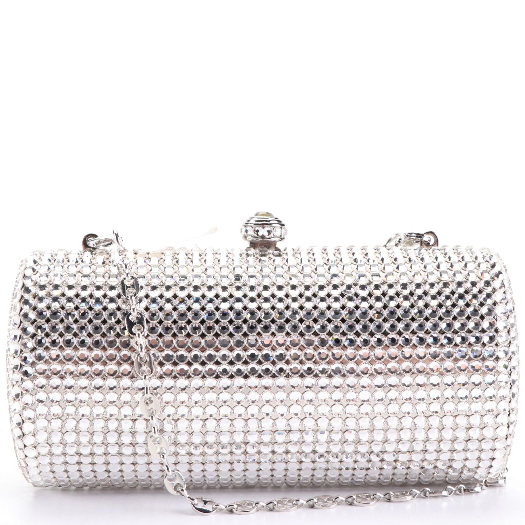 Stephanie Swarovski Crystal Clutch with Box