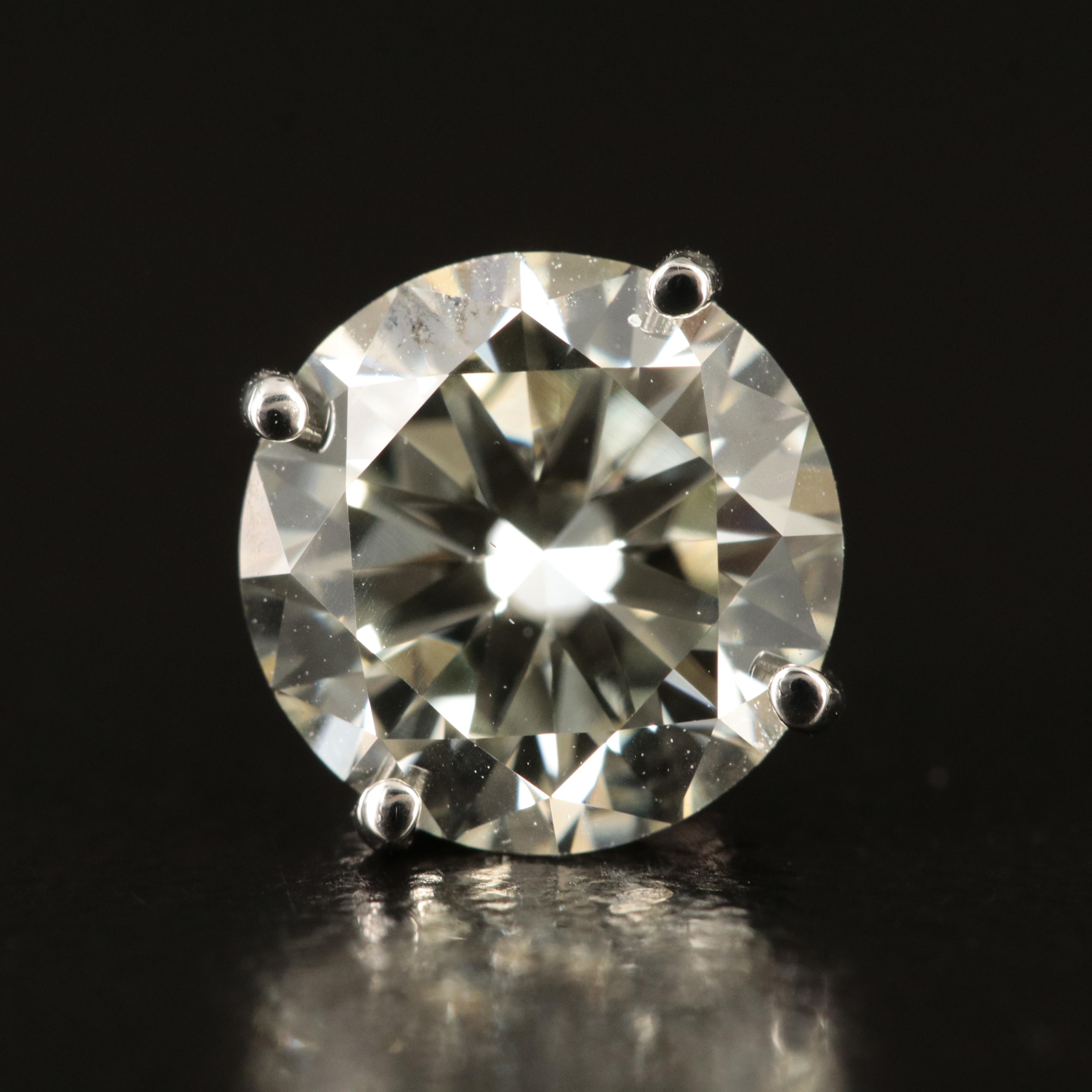 Platinum 3.65 CTW Lab Grown Diamond Earrings