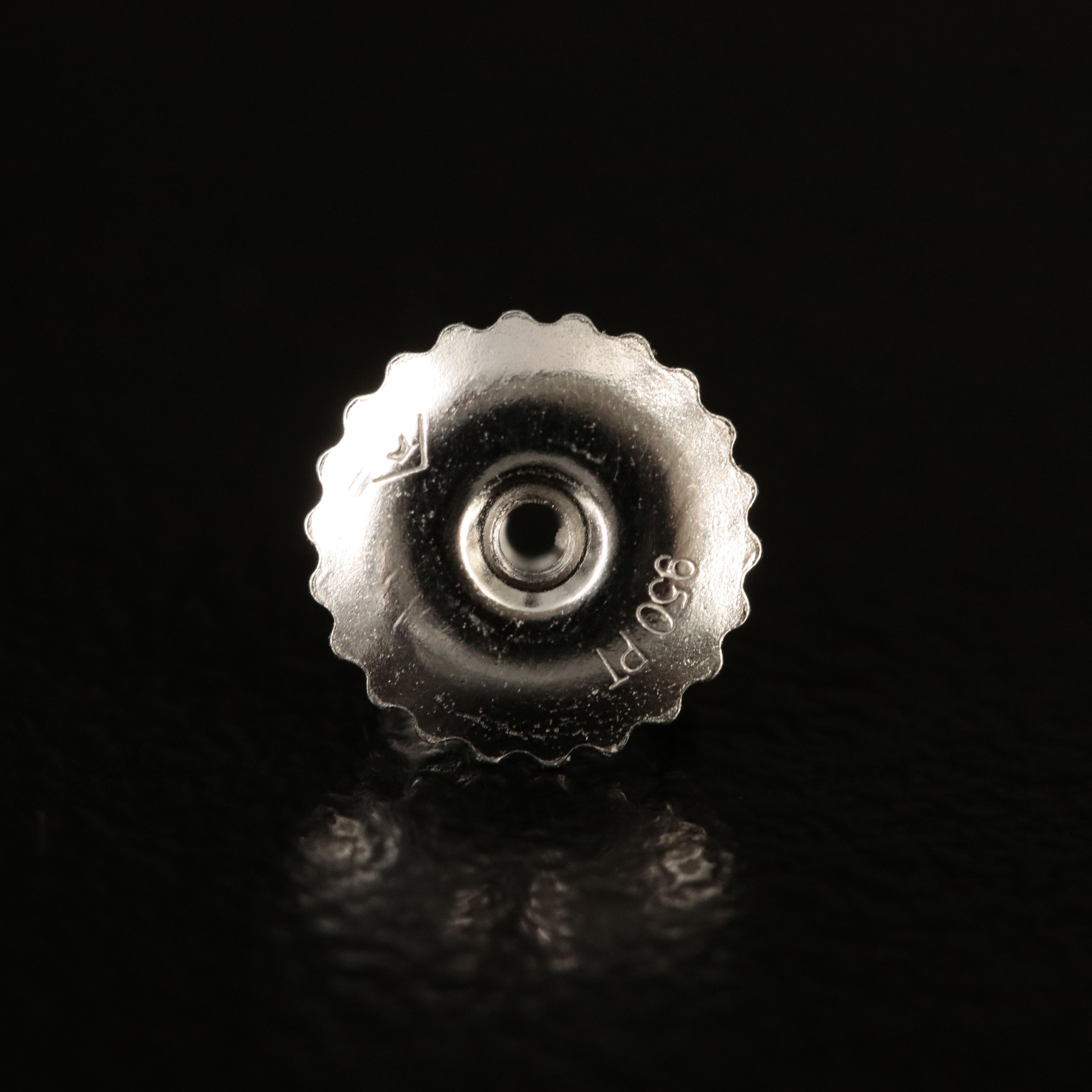 Platinum 3.65 CTW Lab Grown Diamond Earrings