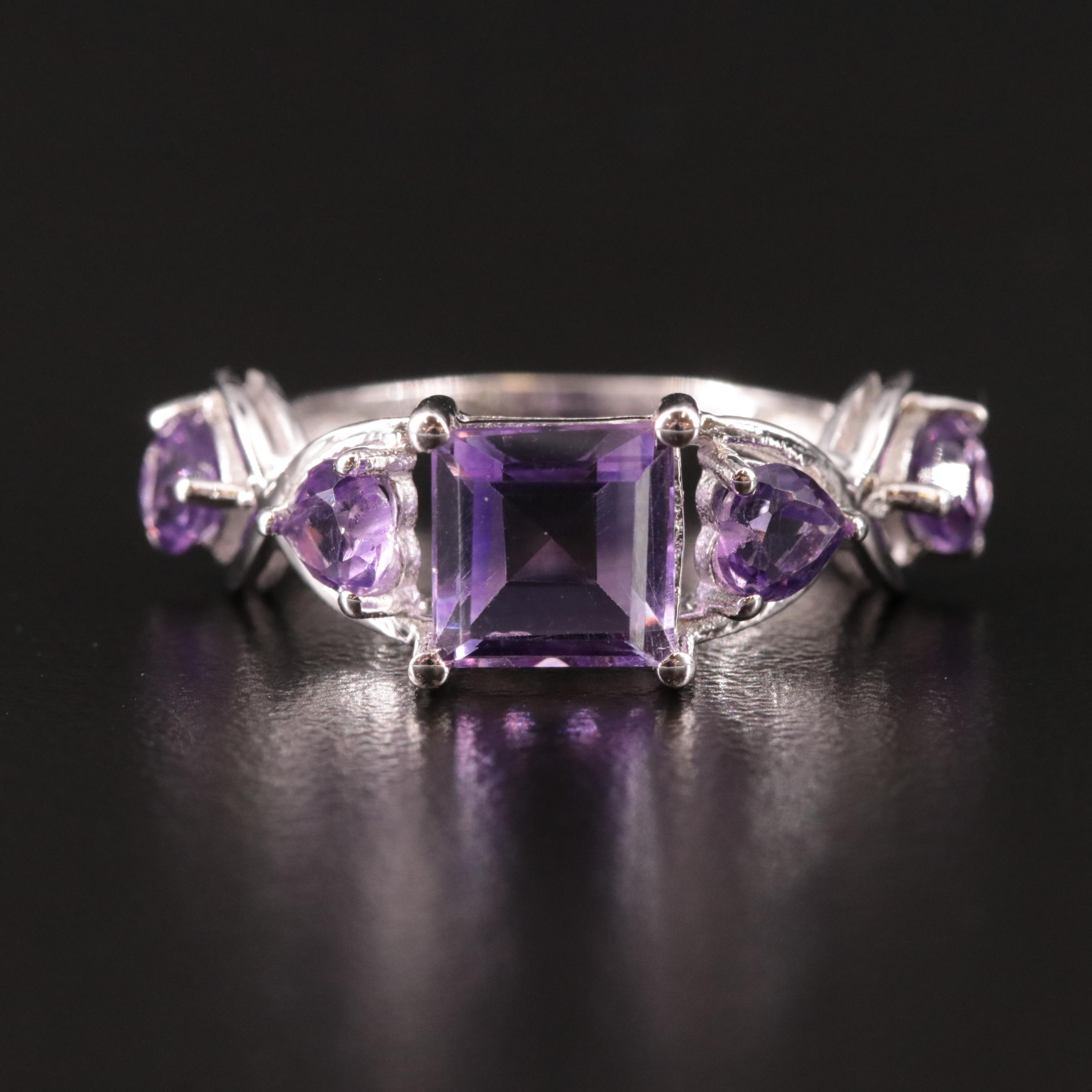 Sterling Amethyst Ring