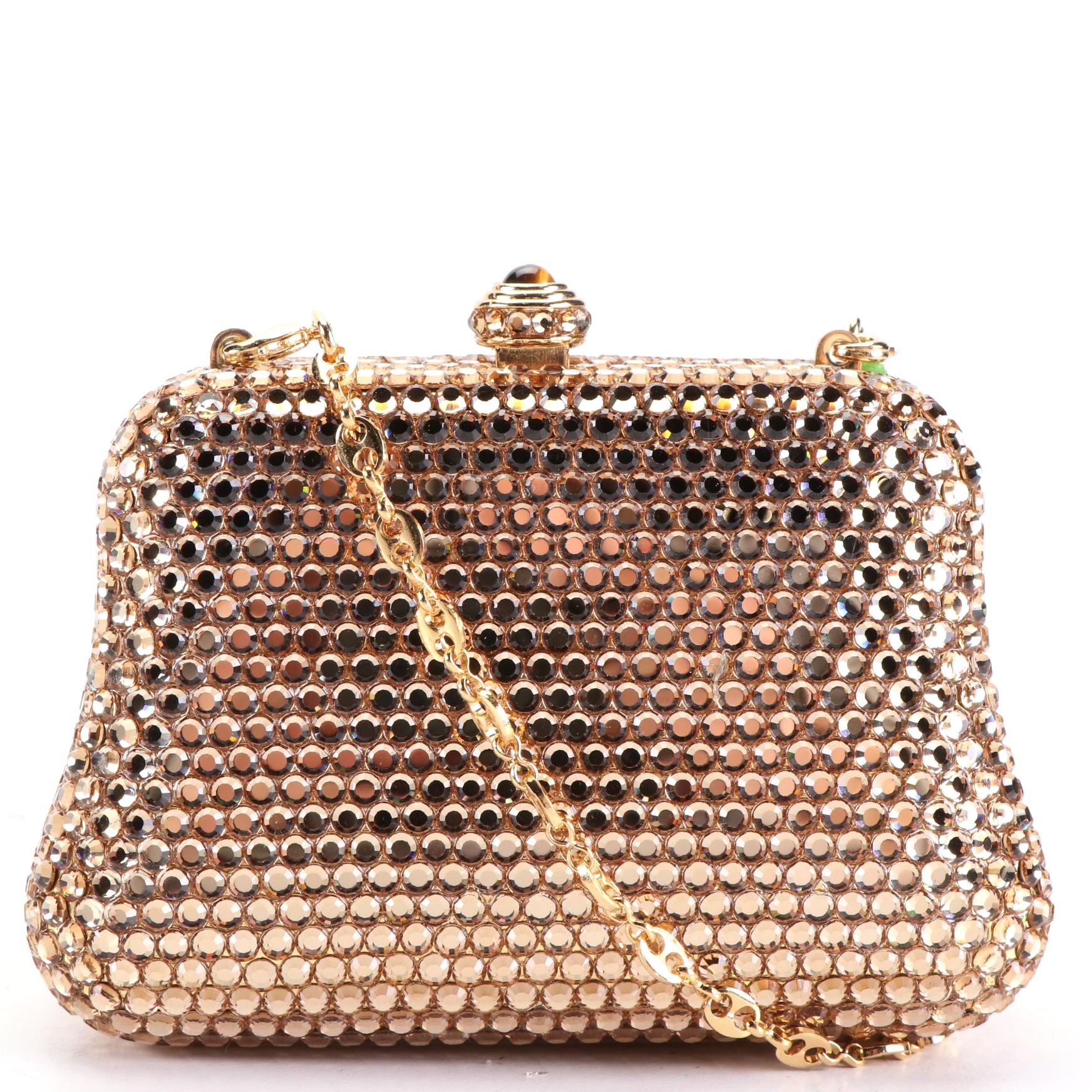 Stephanie Swarovski Crystal Mini Clutch with Box