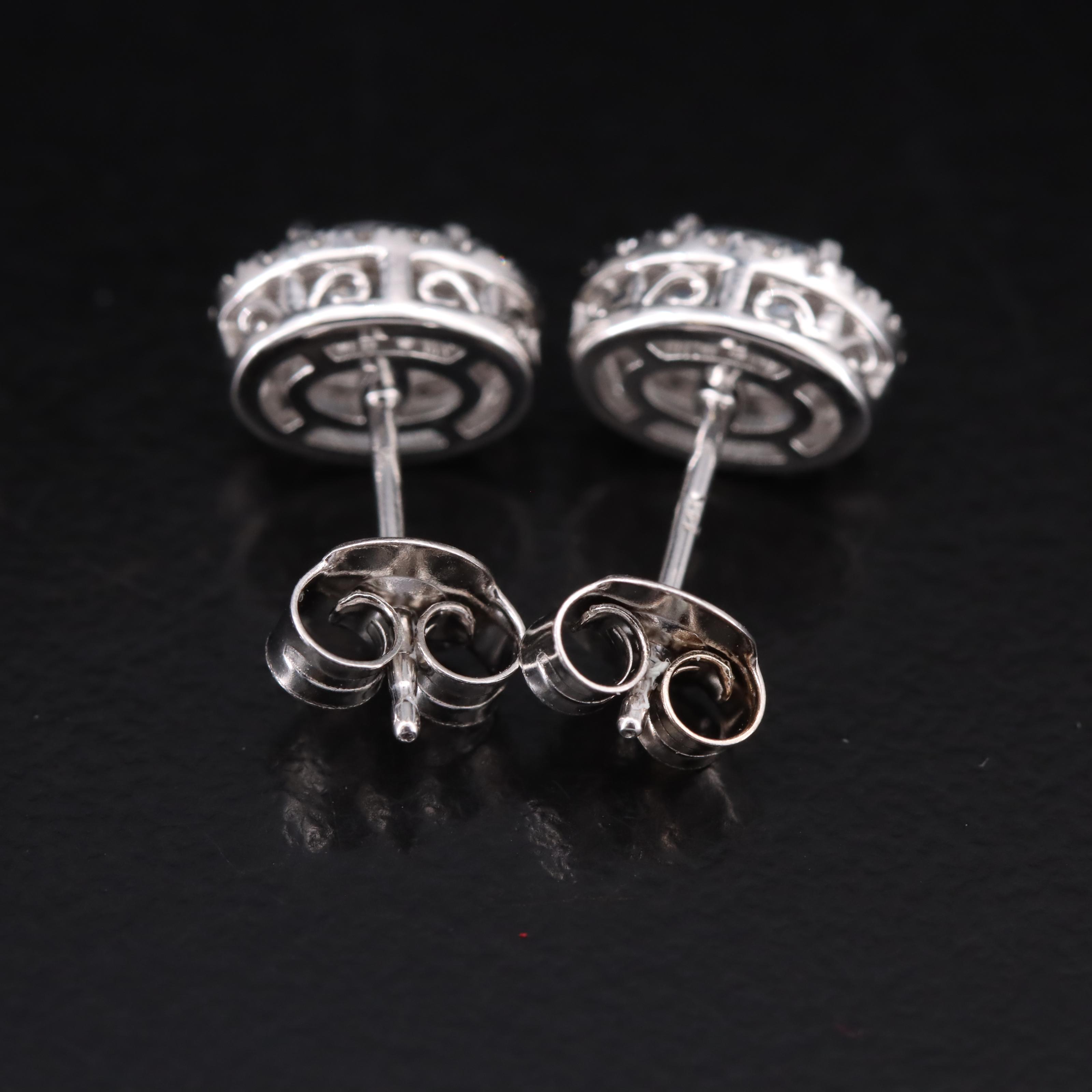 14K 0.98 CTW Lab Grown Diamond Stud Earrings