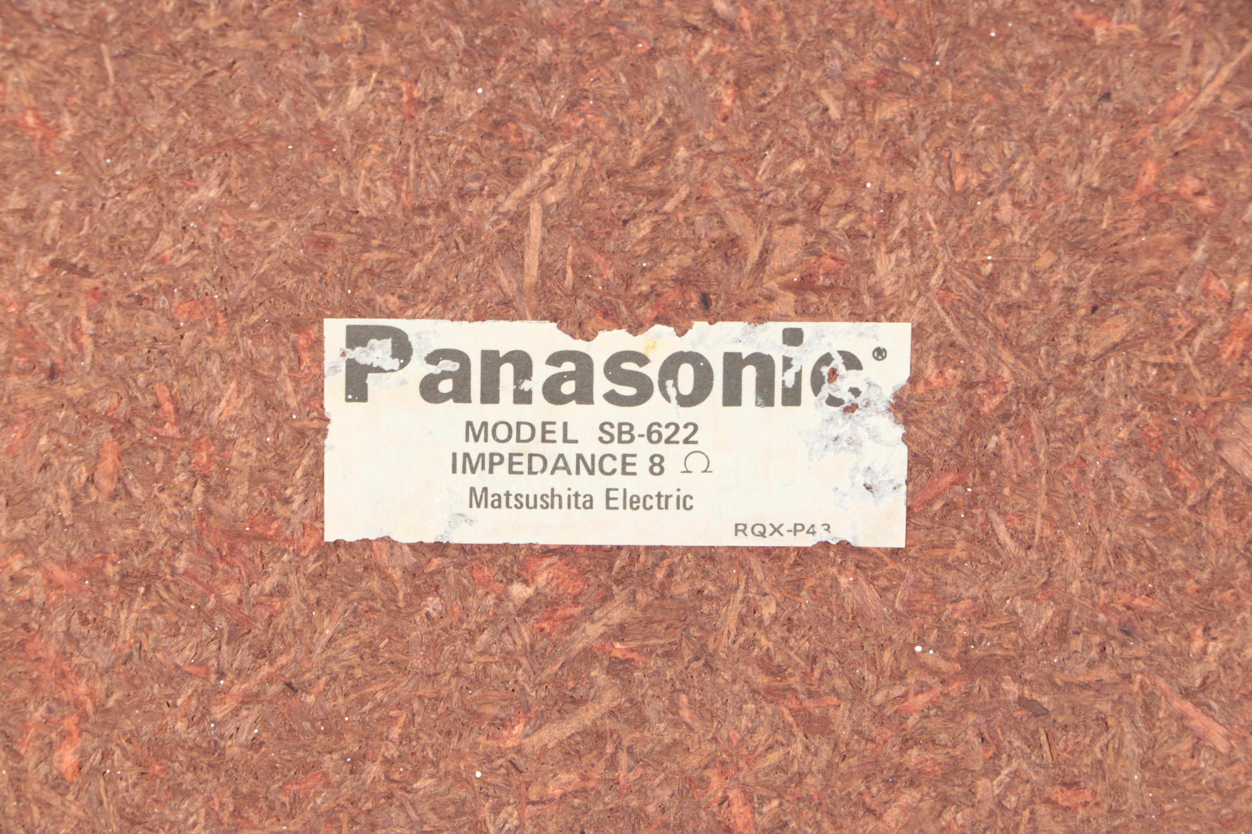 Panasonic SE-1040D Stereo Music Center and Panasonic SB-622 Speakers