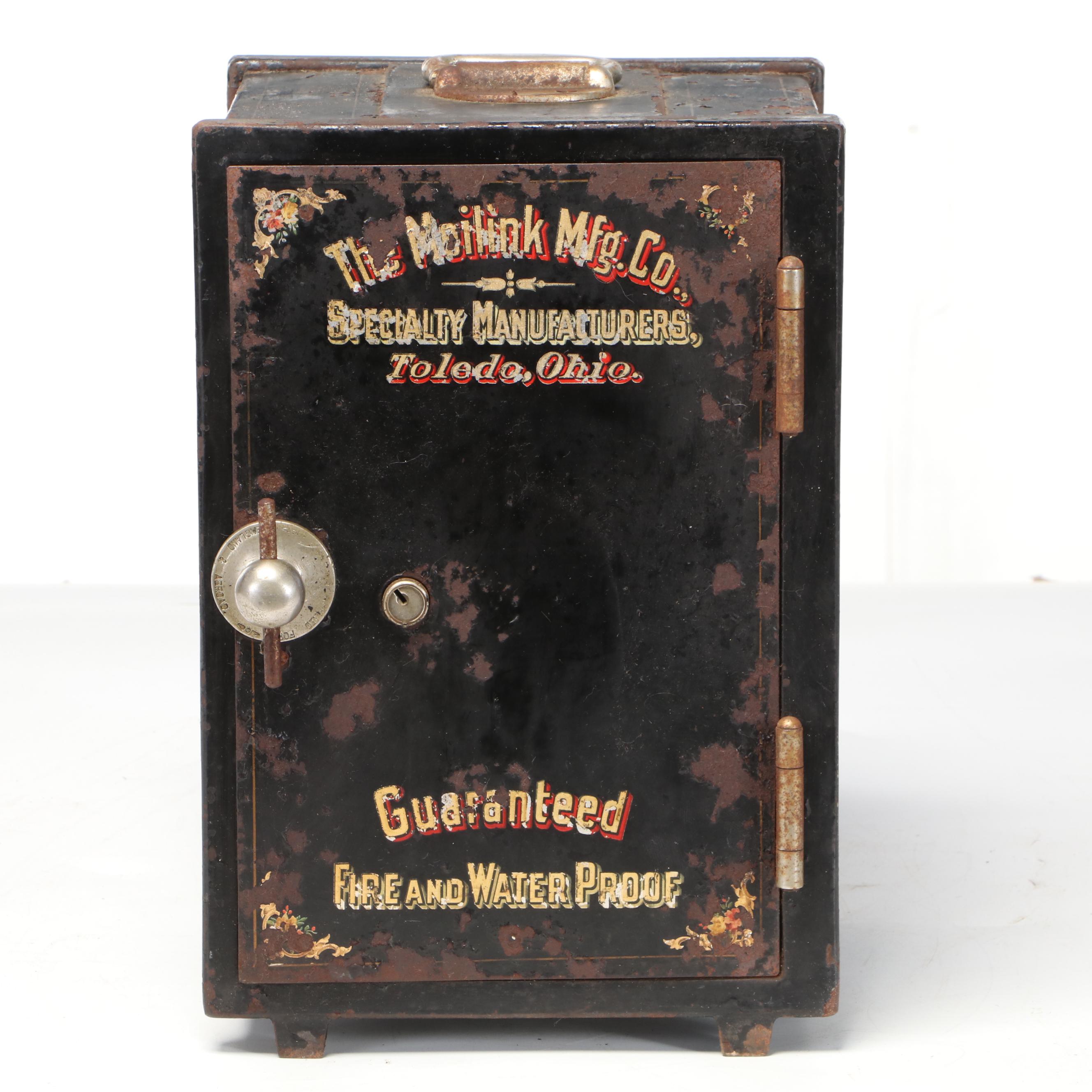 Meilink Mfg. Table Top Safe, Early 20th Century