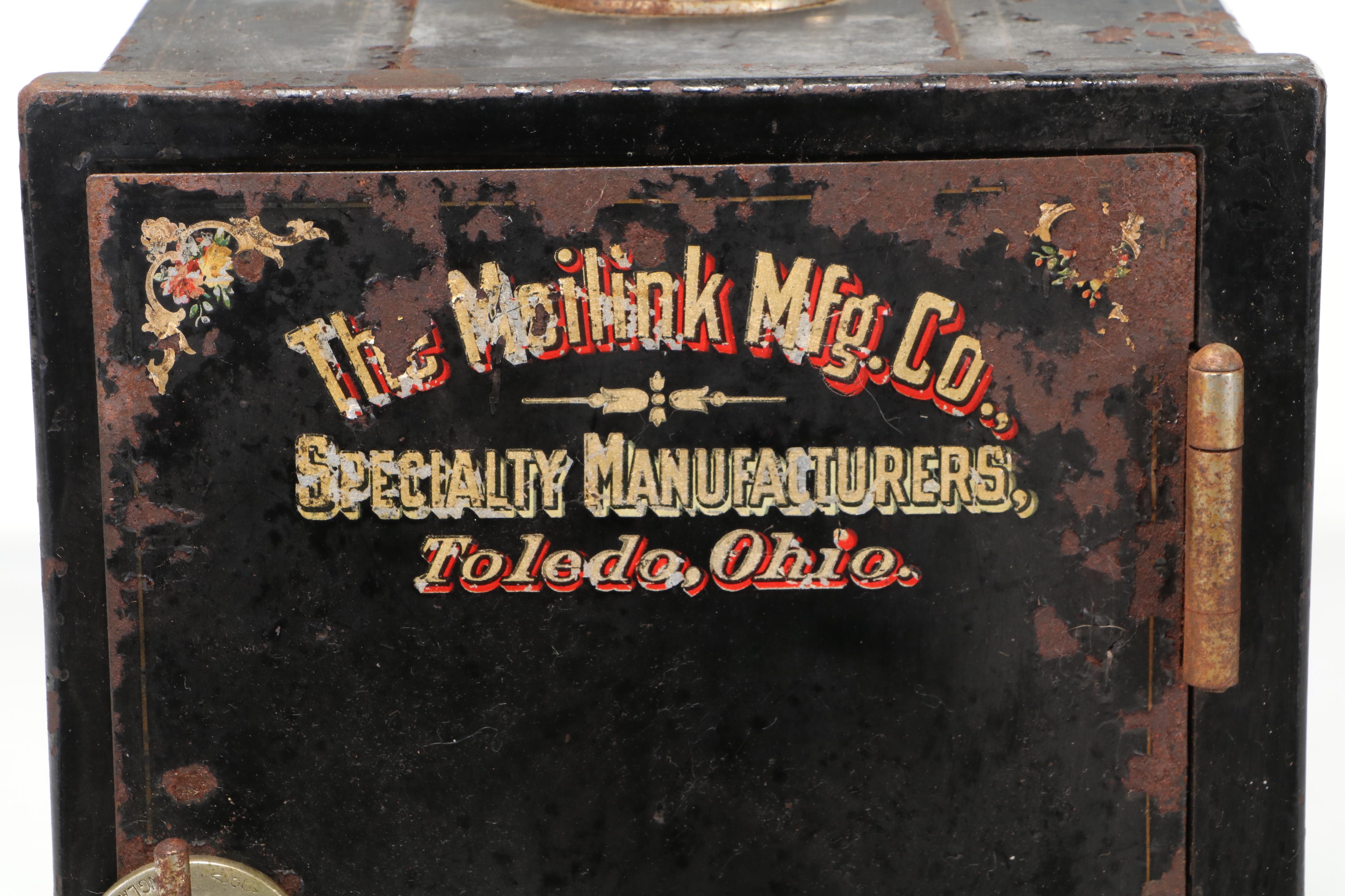 Meilink Mfg. Table Top Safe, Early 20th Century