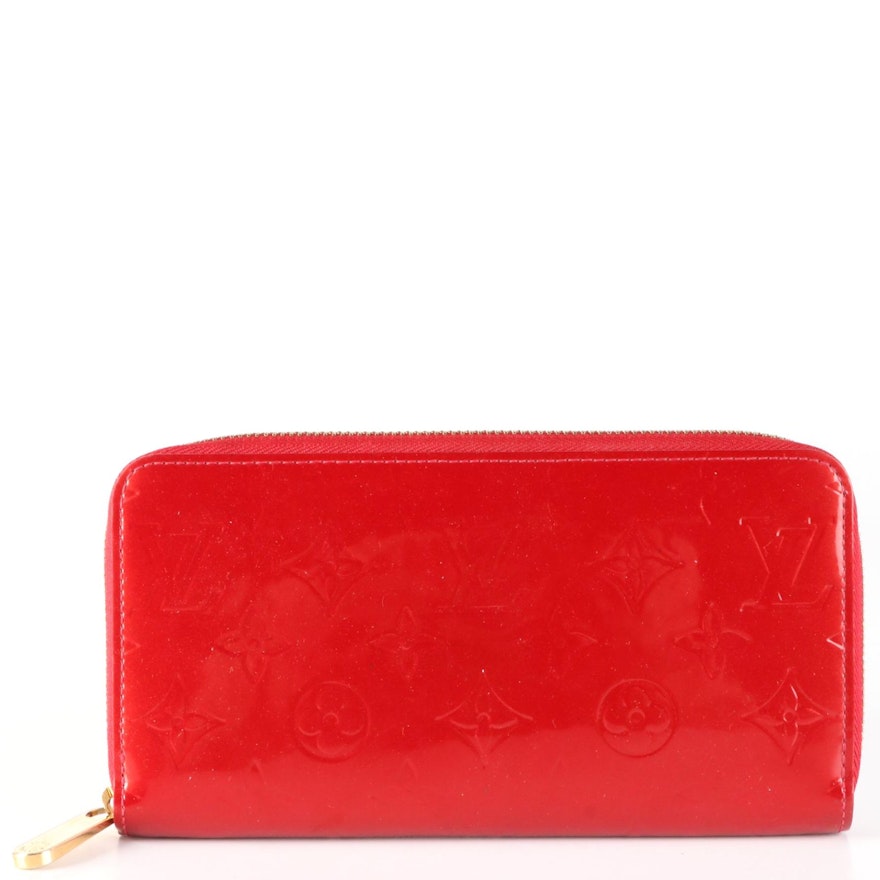 Louis Vuitton Zippy Wallet in Monogram Vernis