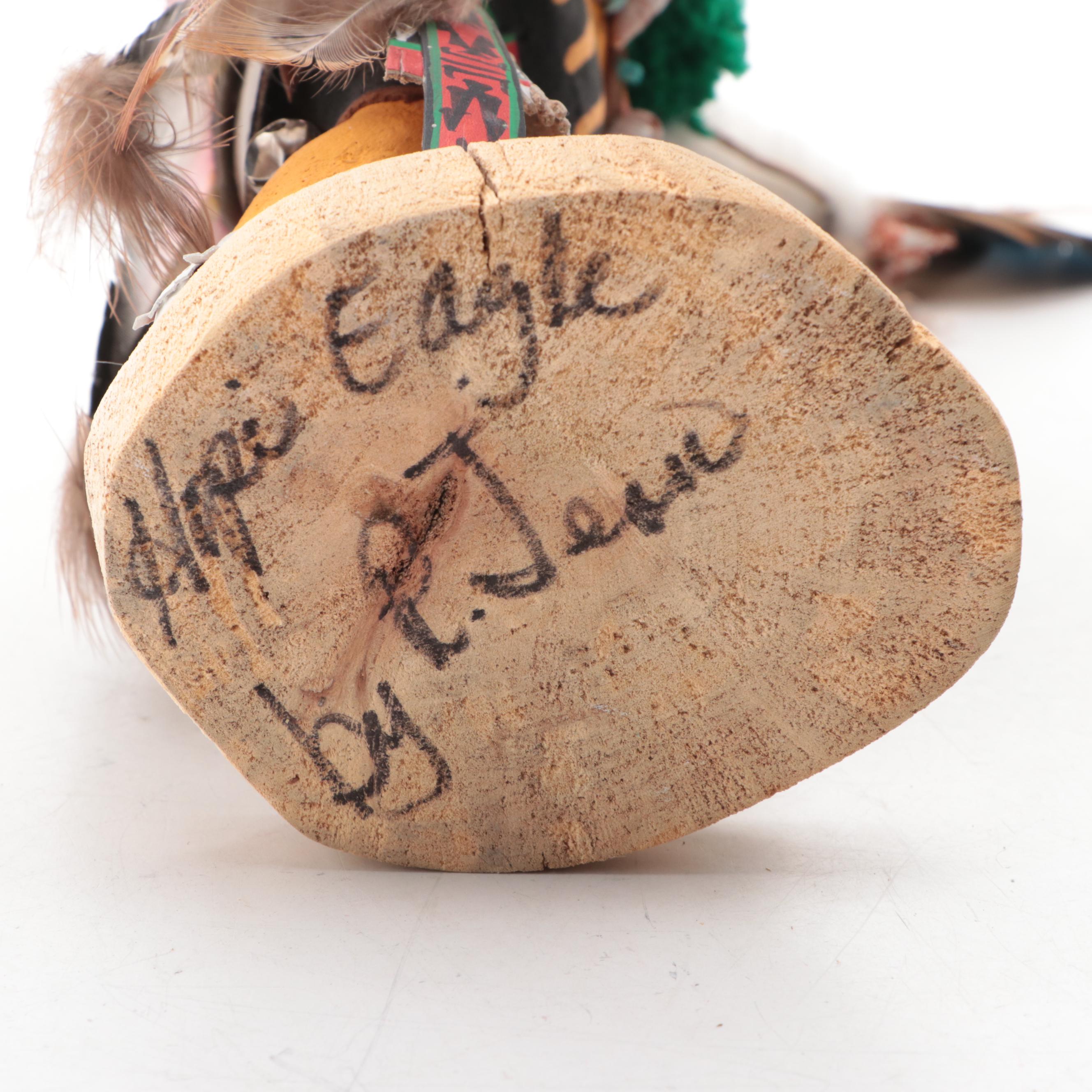 R. Jean Hopi Kachina Figure "Eagle," Late 20th Century