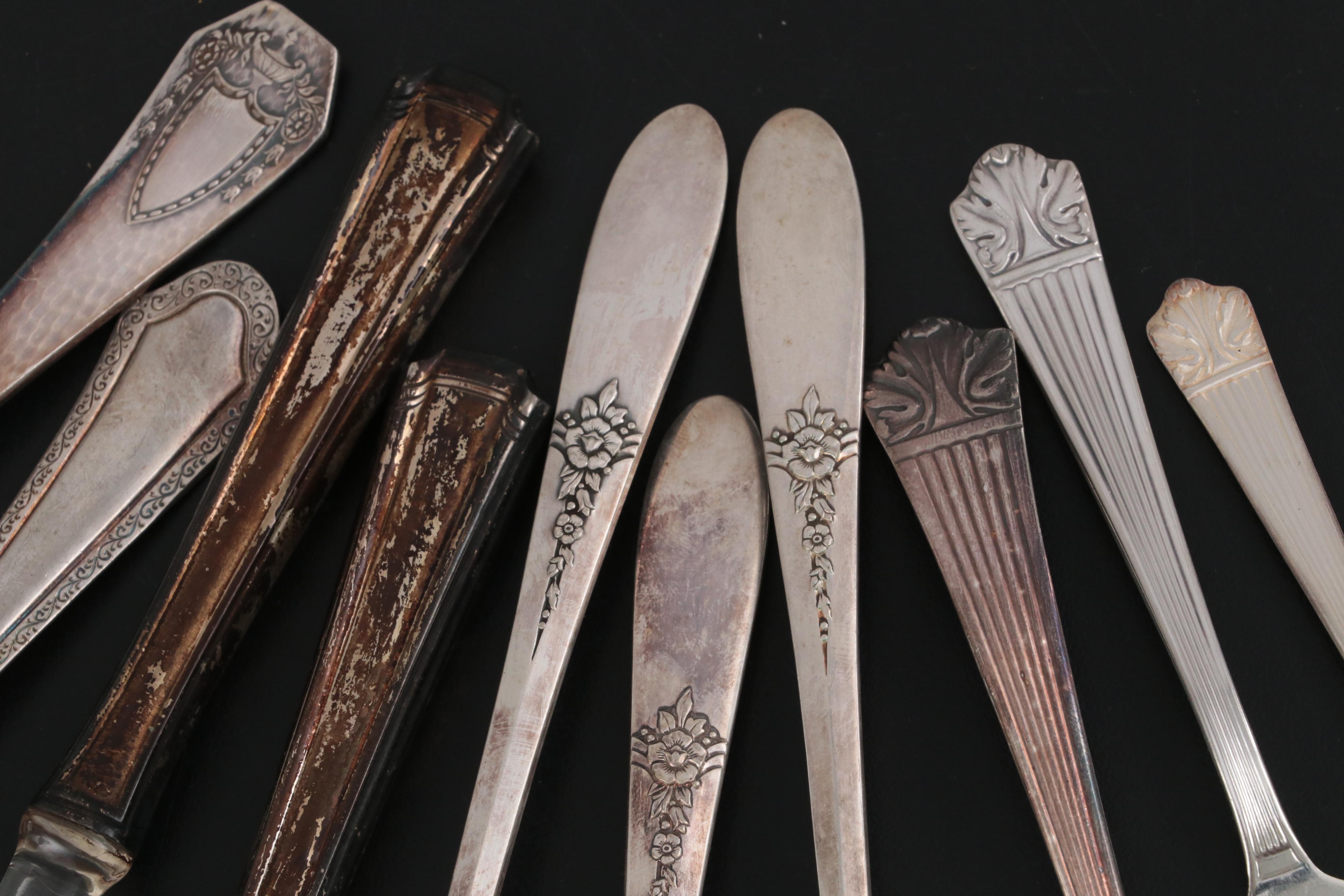 Oneida, Rogers Bros with Other Silver Plate Flatware and Serving Utensils