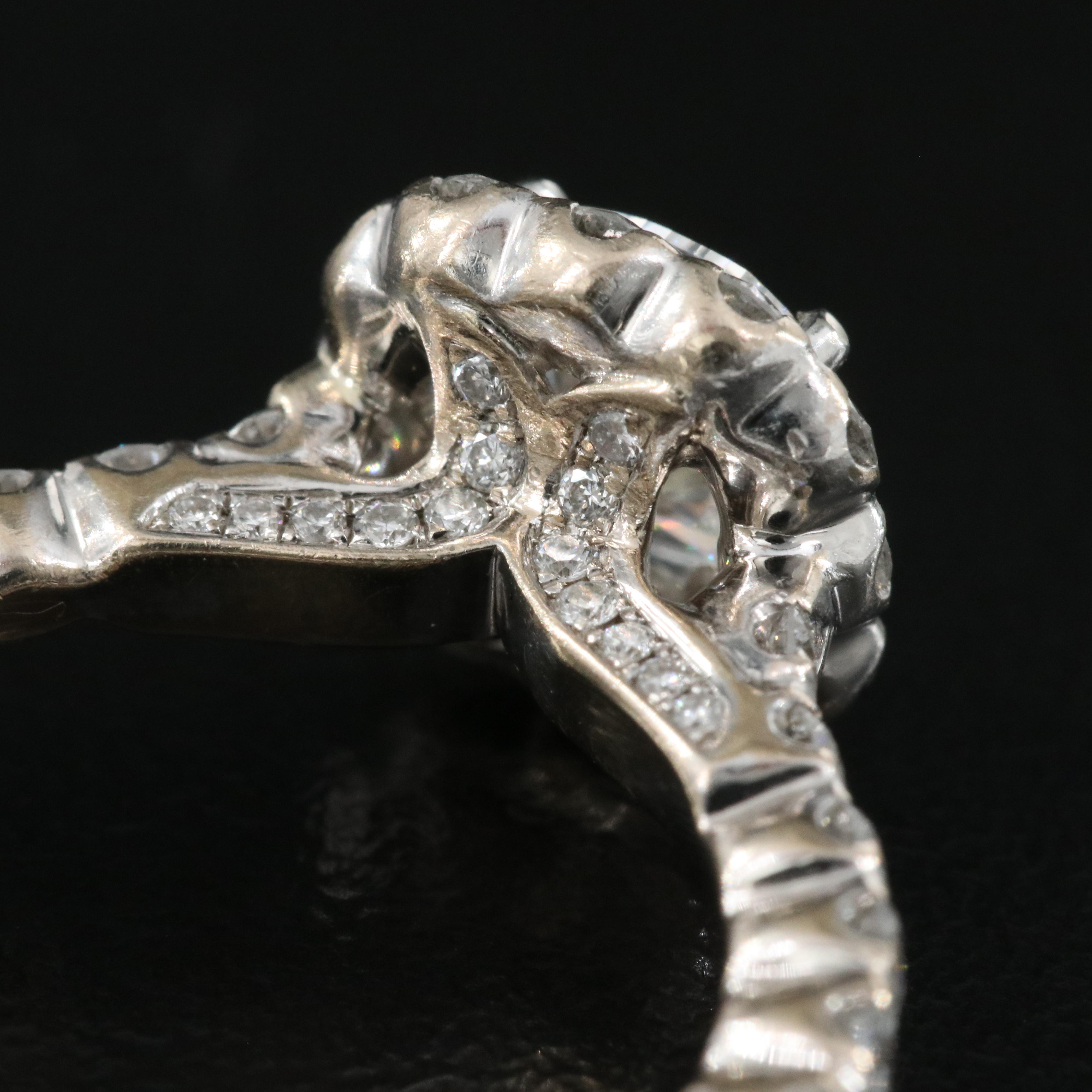 Henri Daussi 18K 1.92 CTW Diamond Ring