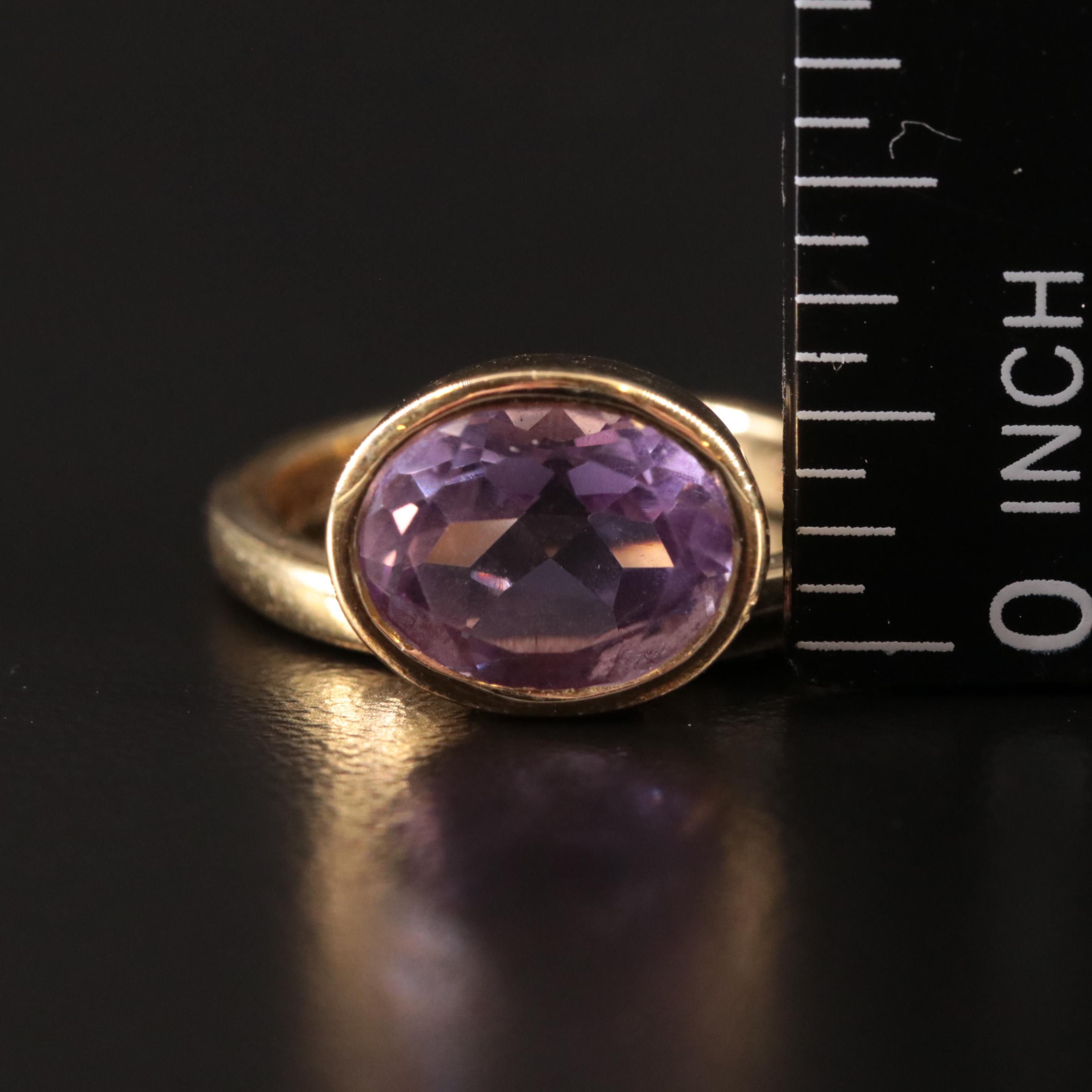 Sterling Amethyst Ring