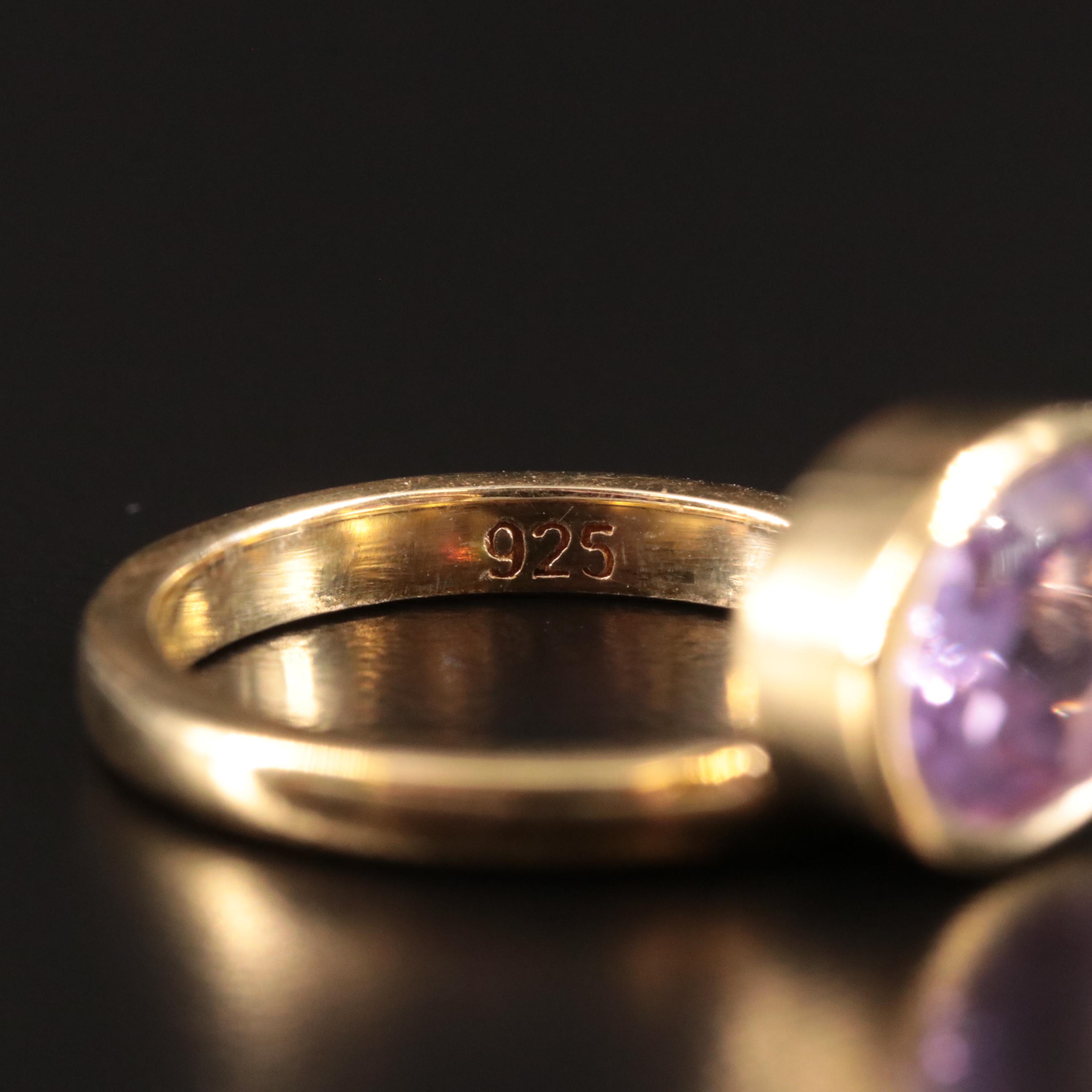 Sterling Amethyst Ring