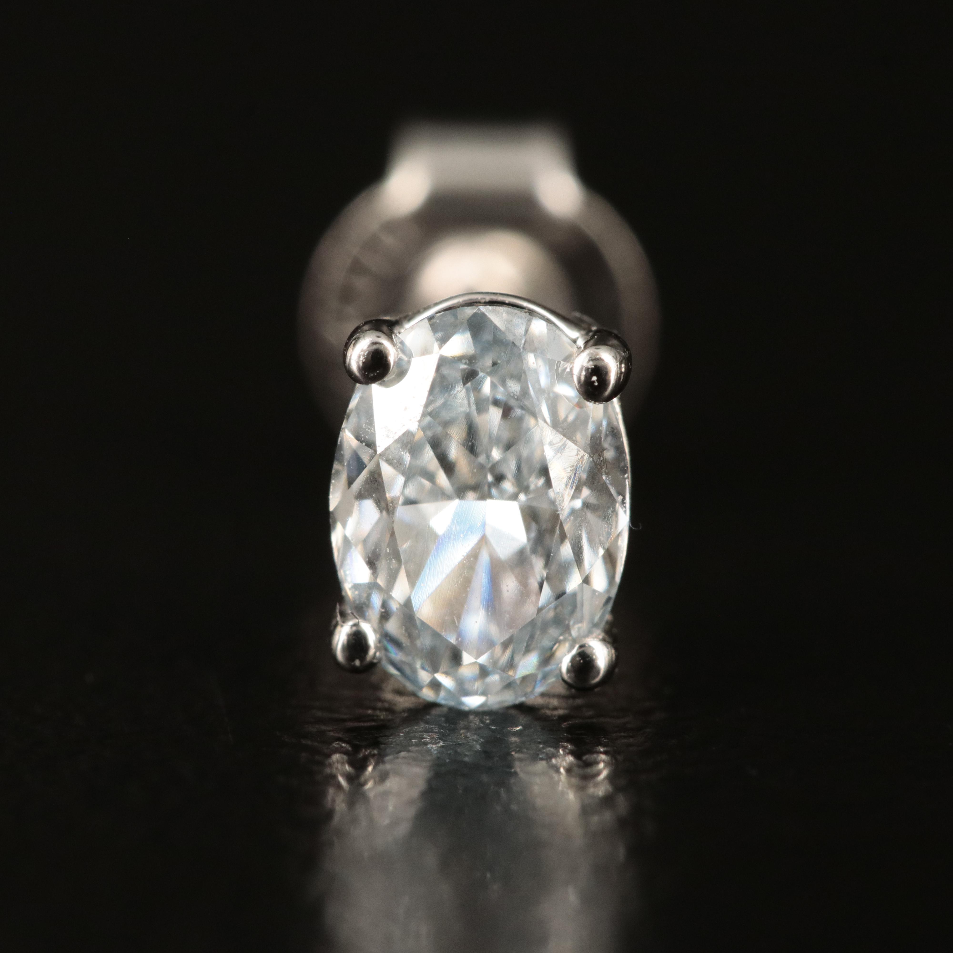 14K 1.00 CTW Lab Grown Diamond Stud Earrings