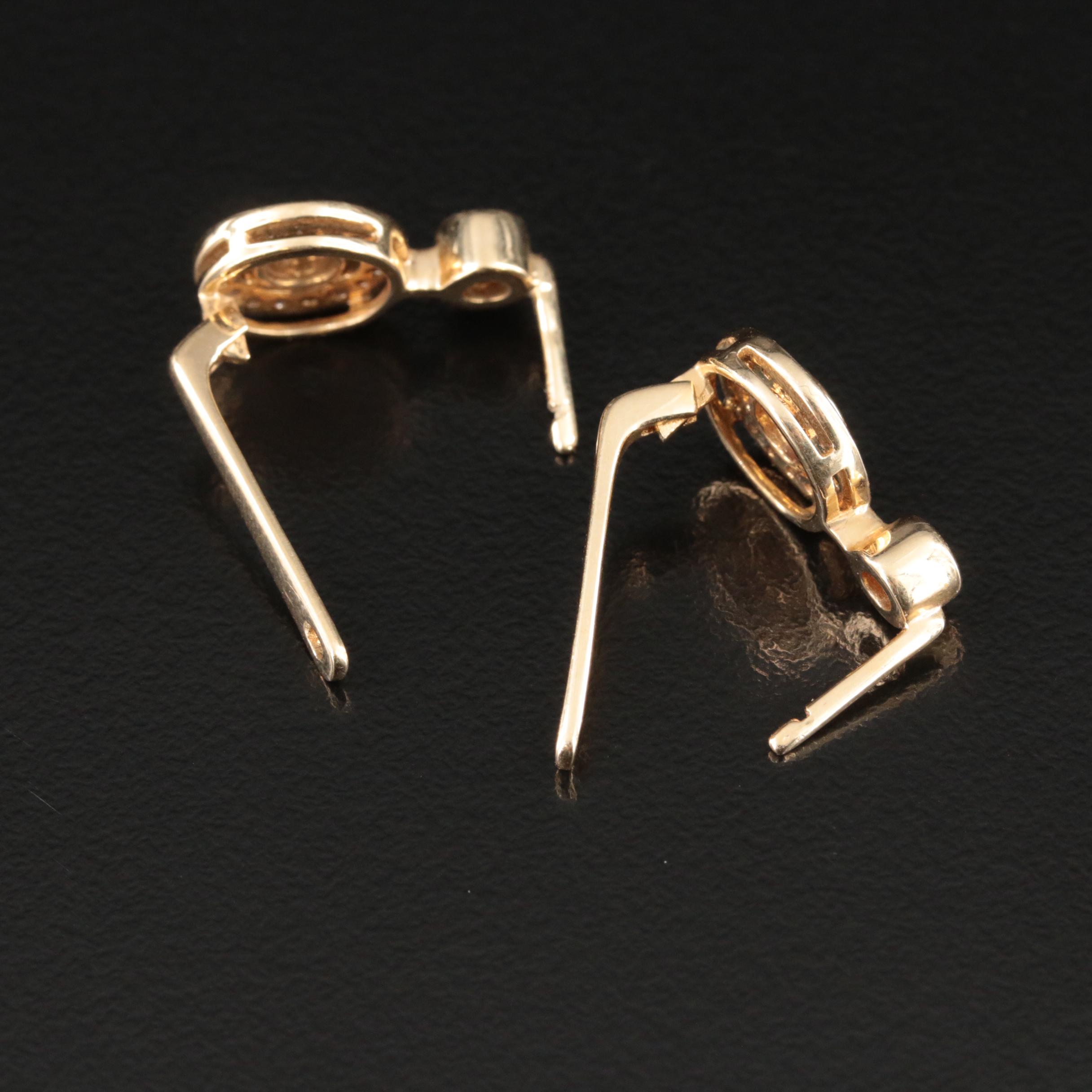 14K 0.68 CTW Diamond Tiered Earrings