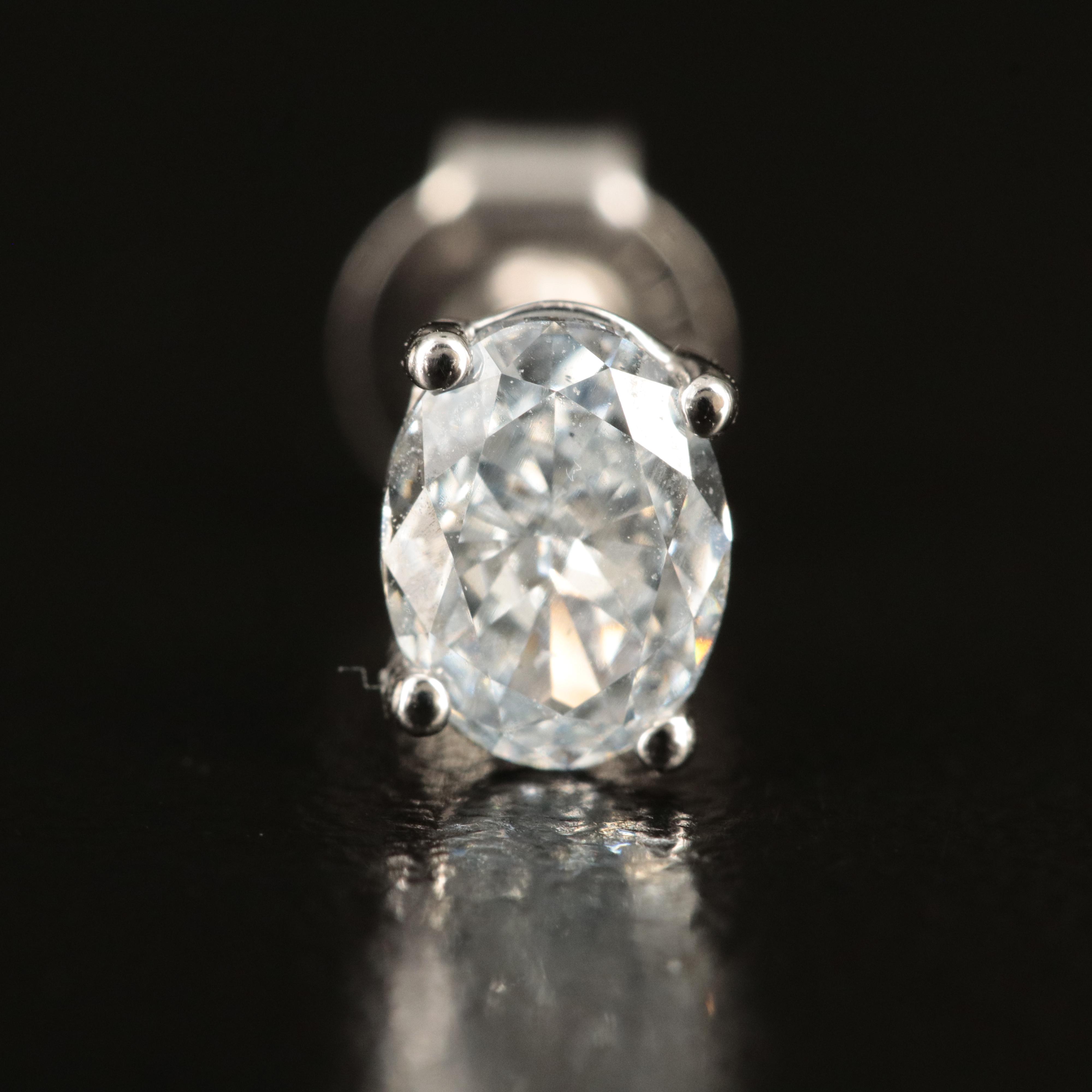 14K 1.00 CTW Lab Grown Diamond Stud Earrings