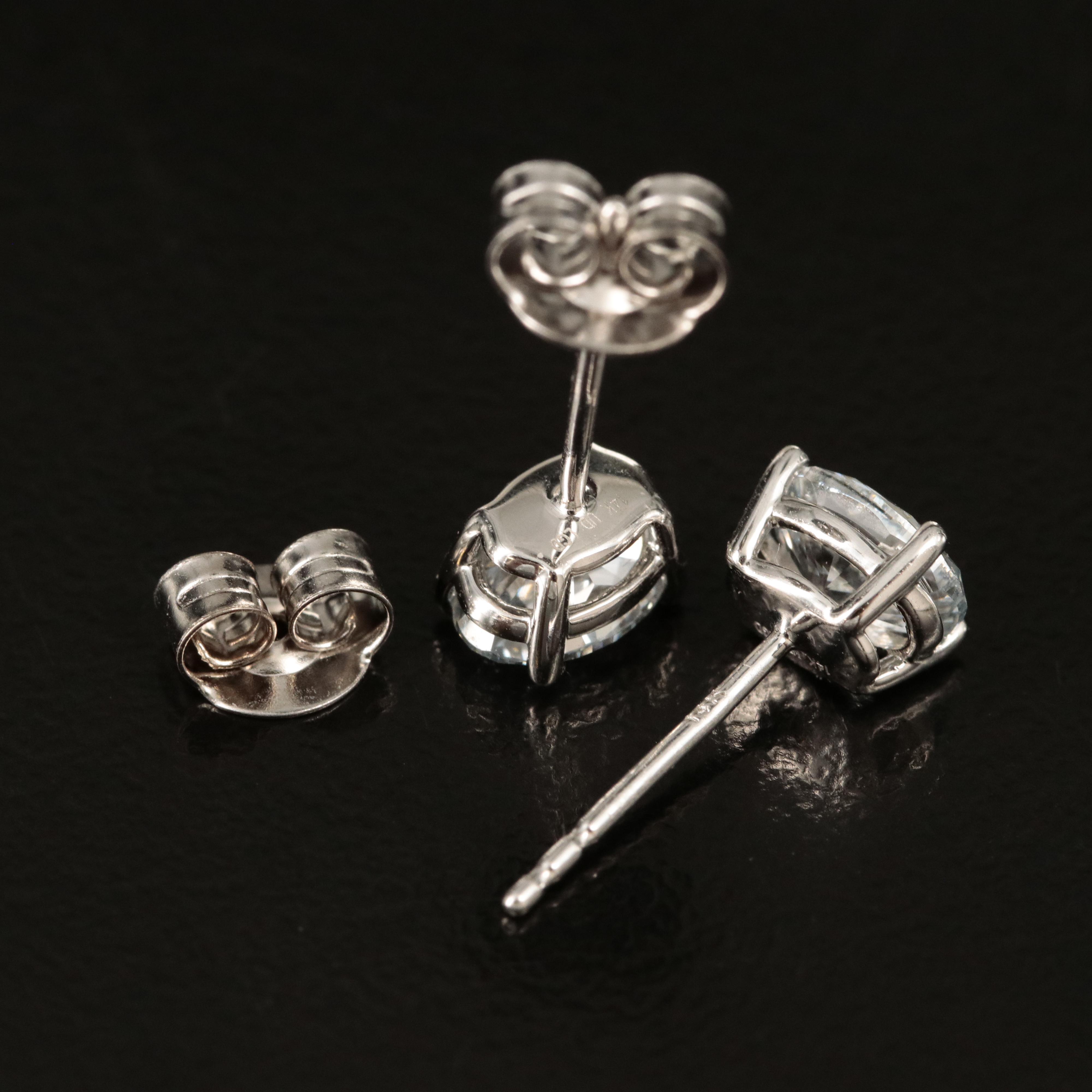 14K 1.00 CTW Lab Grown Diamond Stud Earrings