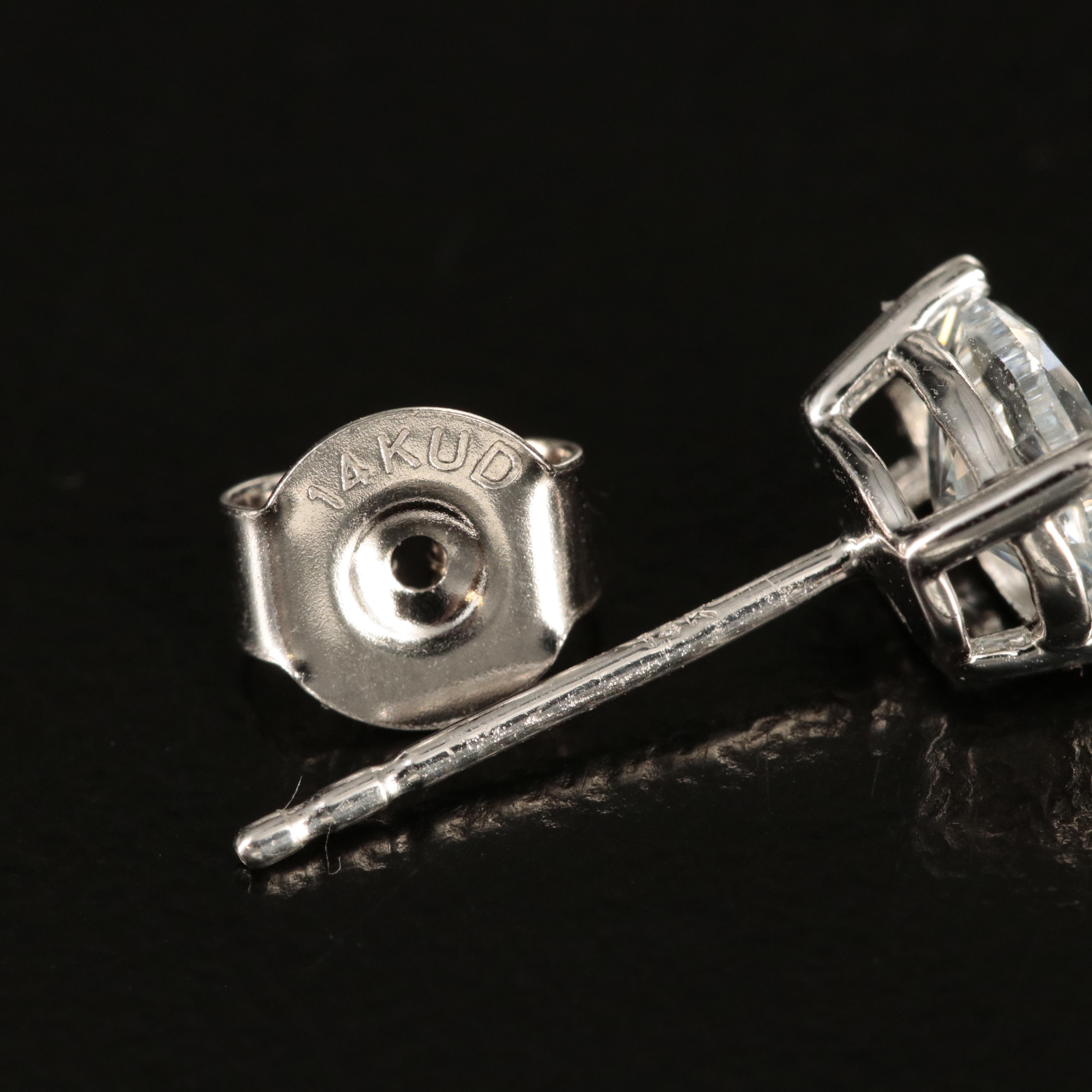 14K 1.00 CTW Lab Grown Diamond Stud Earrings