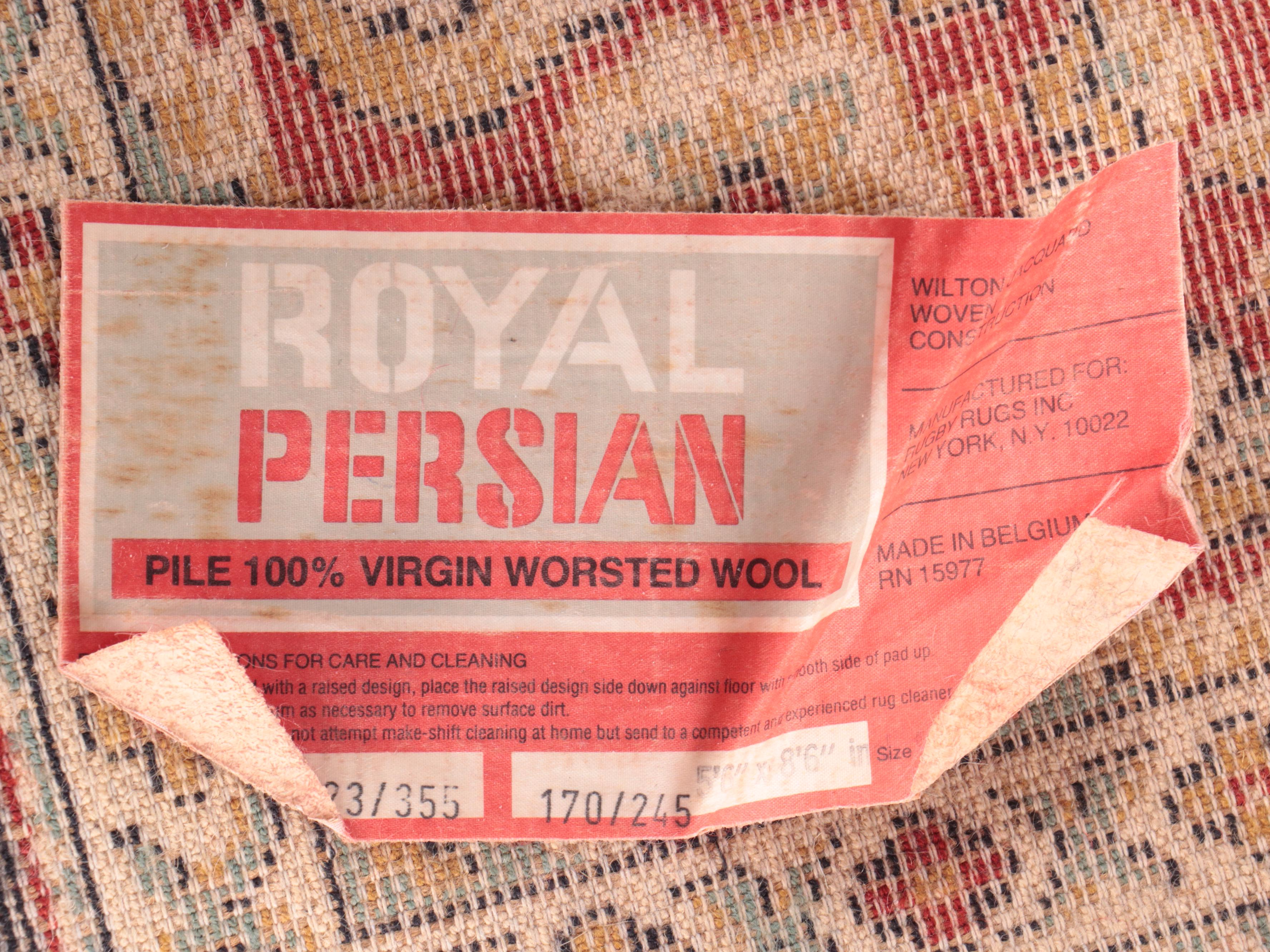 5'8 x 8'6 Machine Made Royal Persian Kerman Style Area Rug