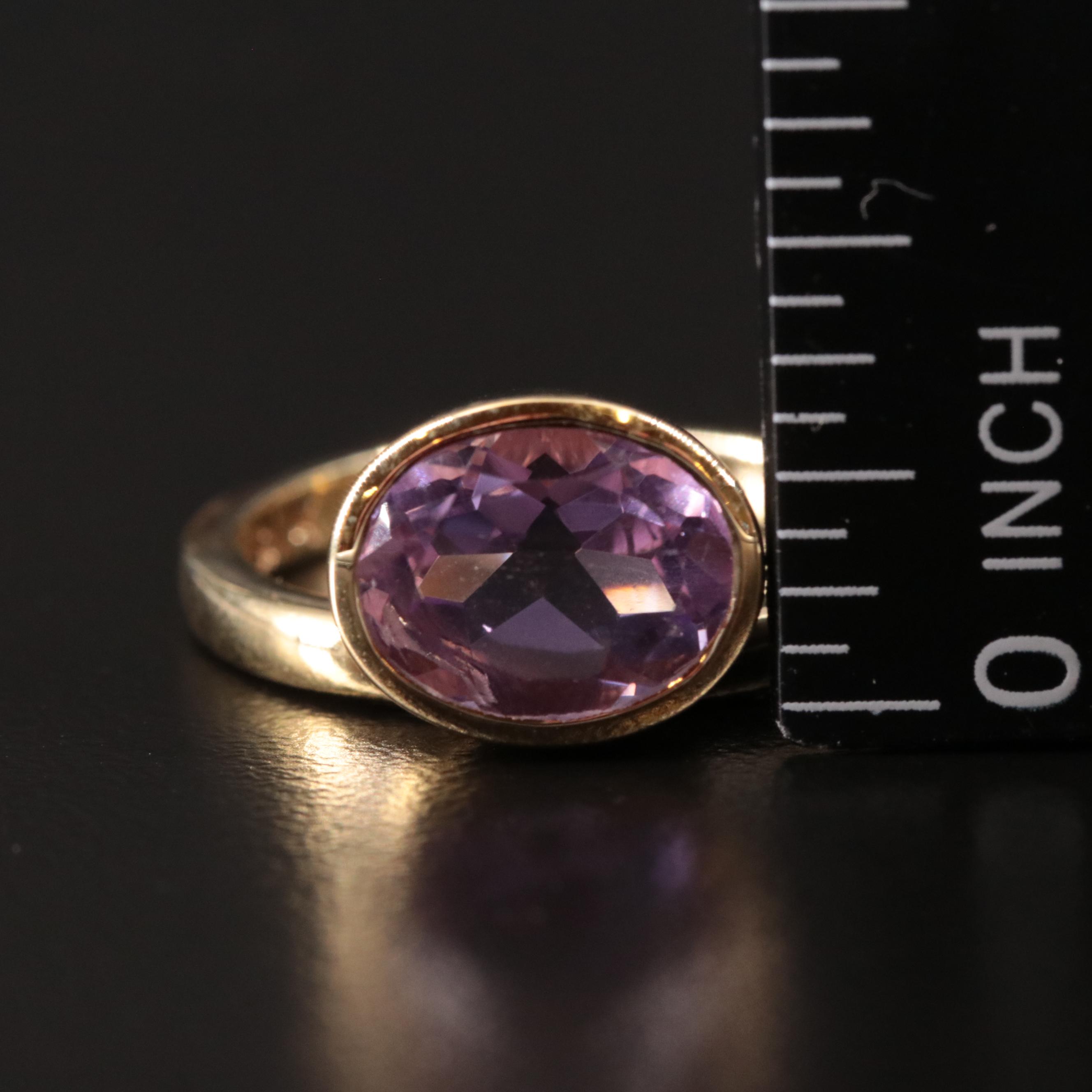 Sterling Amethyst Ring