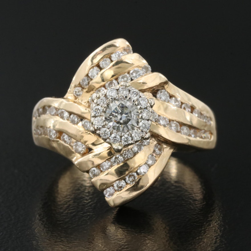 14K 0.79 CTW Diamond Ring