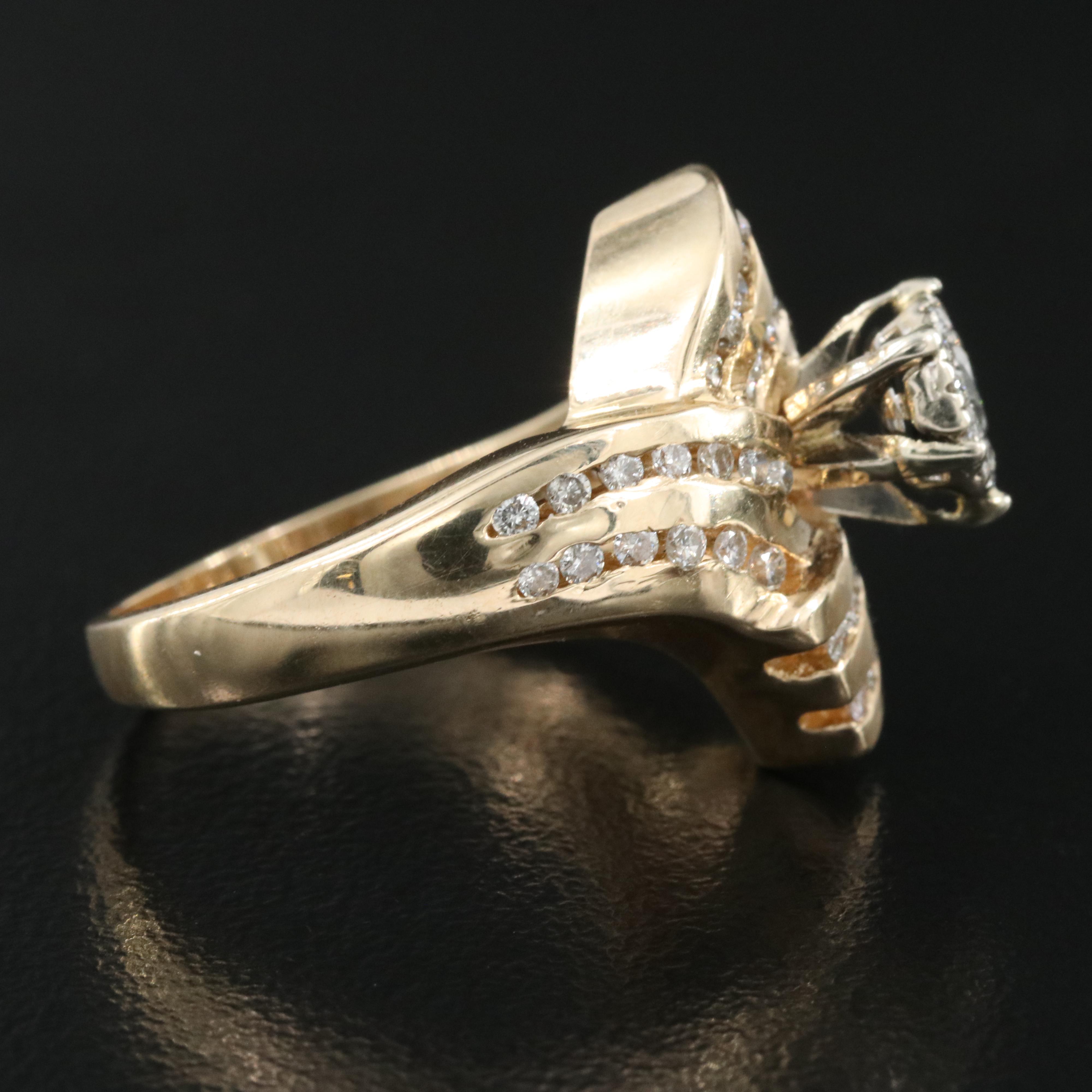 14K 0.79 CTW Diamond Ring