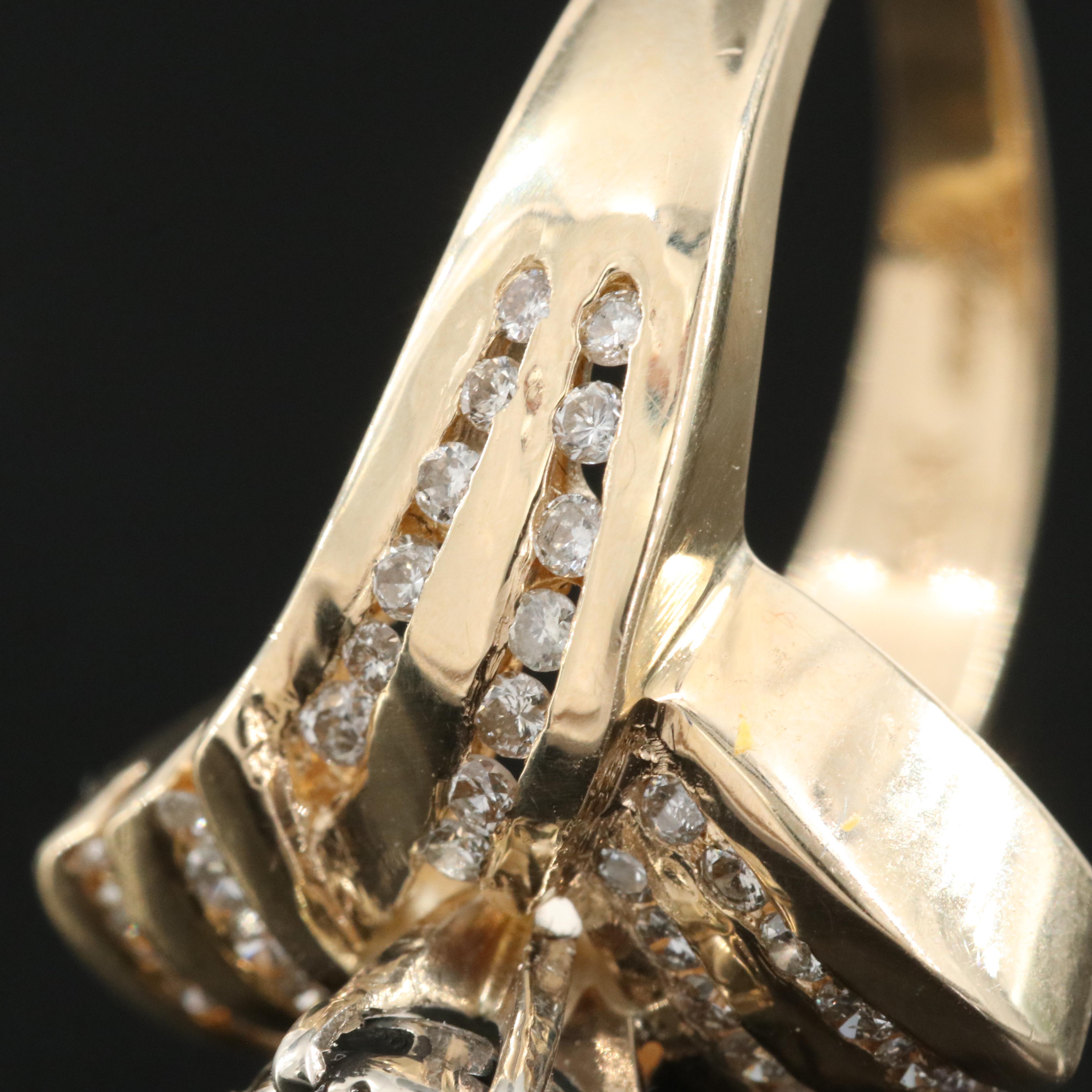 14K 0.79 CTW Diamond Ring