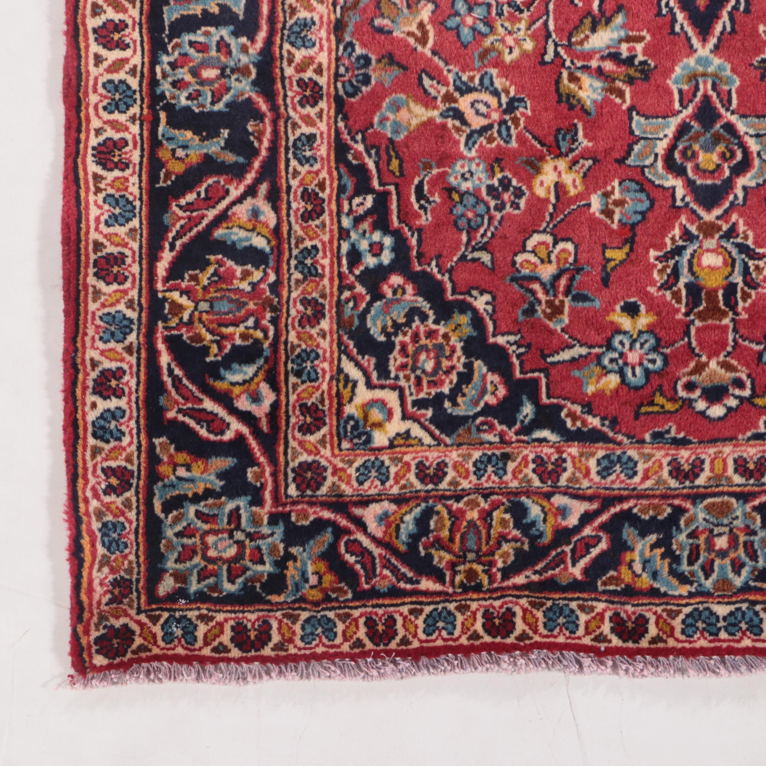 3'2 x 12'10  Persian Kerman Style Carpet Runner Long Rug