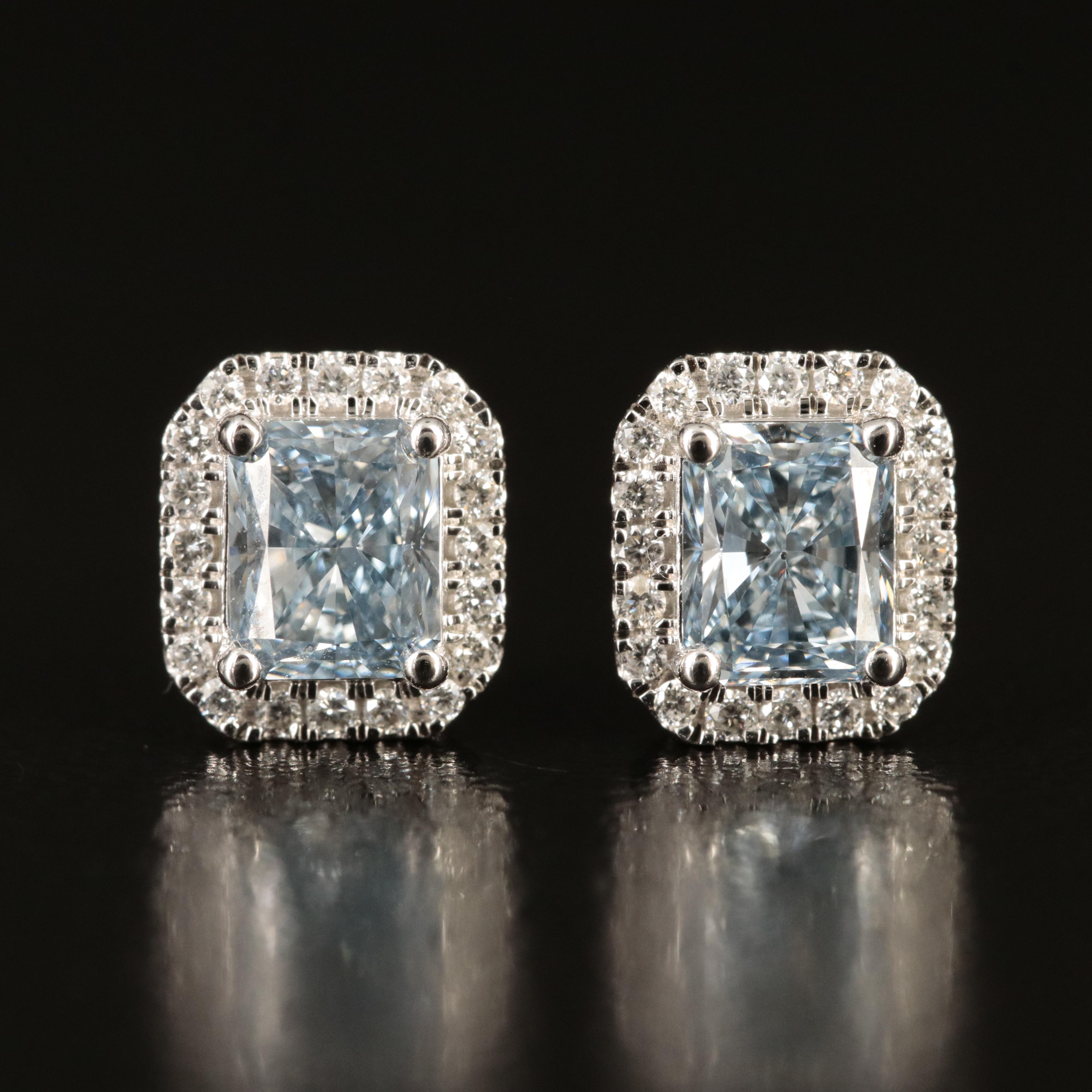 14K 1.14 CTW Lab Grown Diamond Stud Earrings