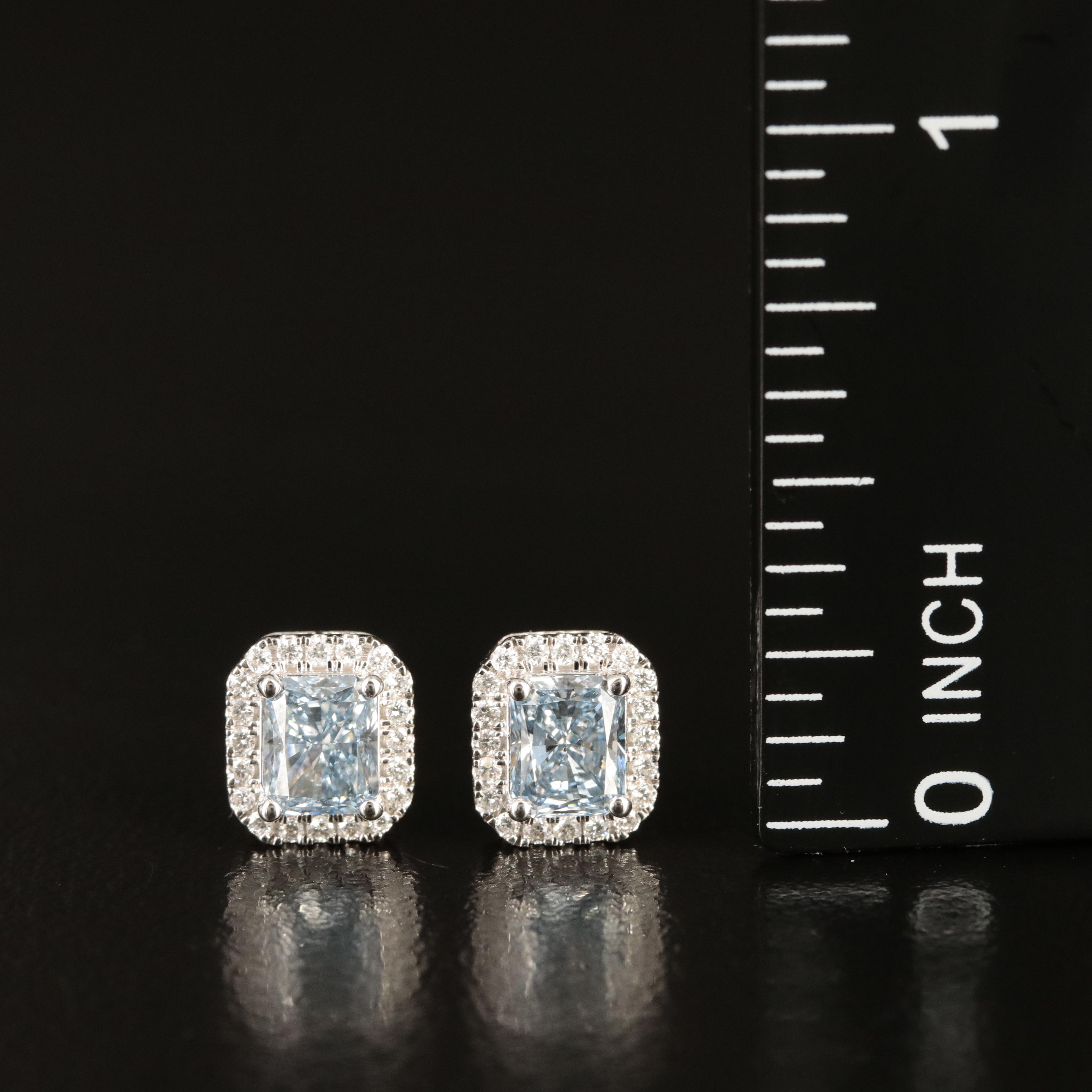14K 1.14 CTW Lab Grown Diamond Stud Earrings
