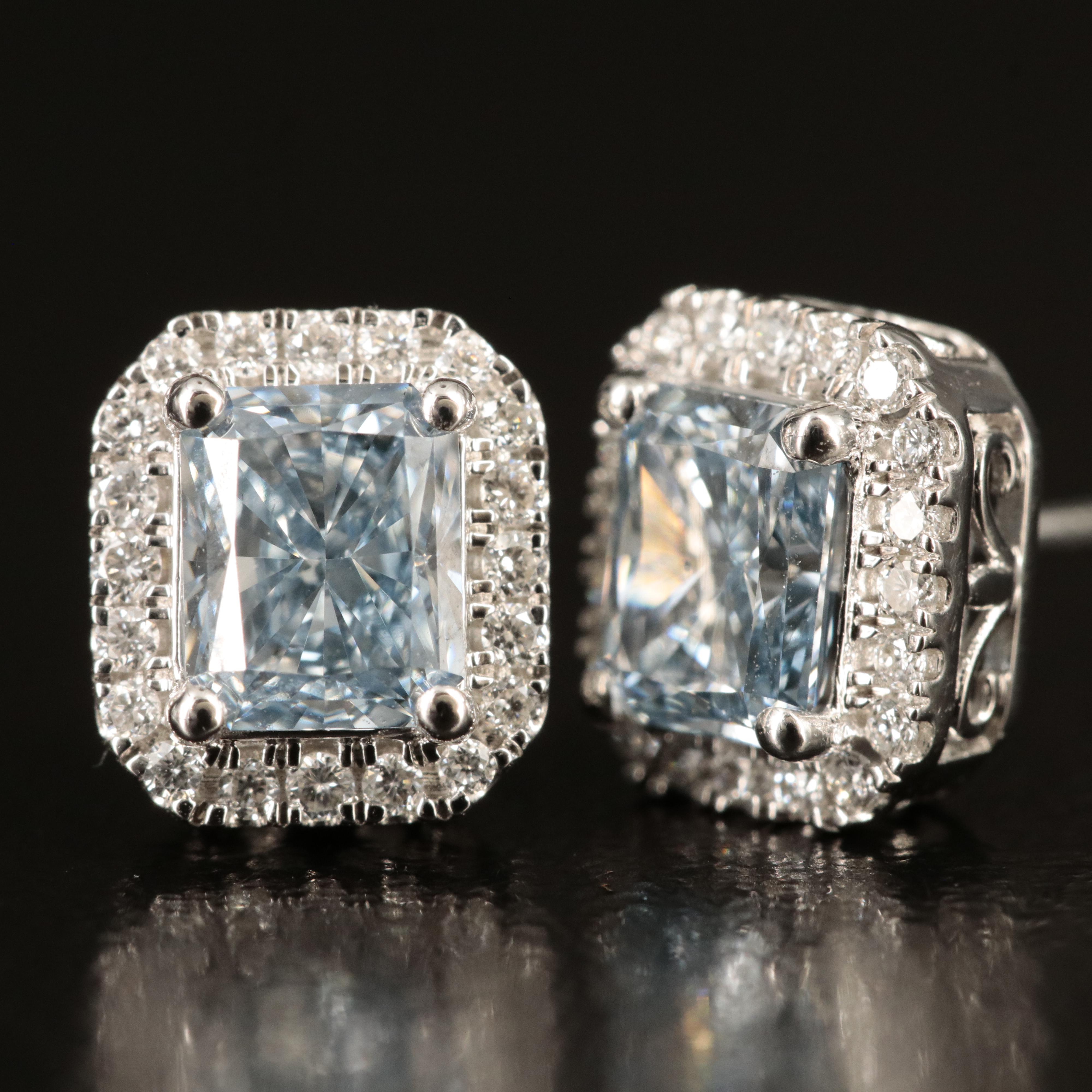 14K 1.14 CTW Lab Grown Diamond Stud Earrings